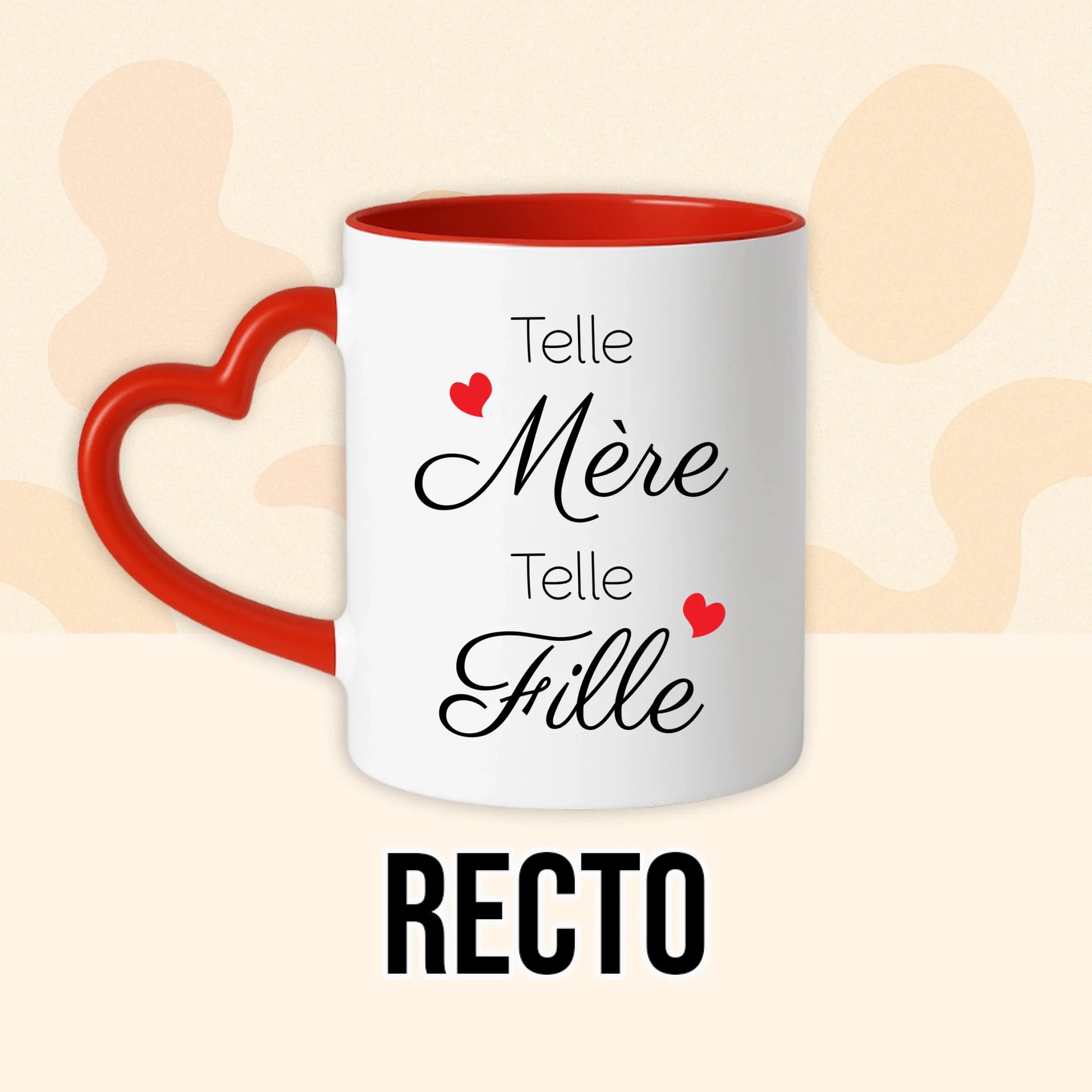 PHOTO PRODUIT TEEINBLUE RECTO MUG ROUGE