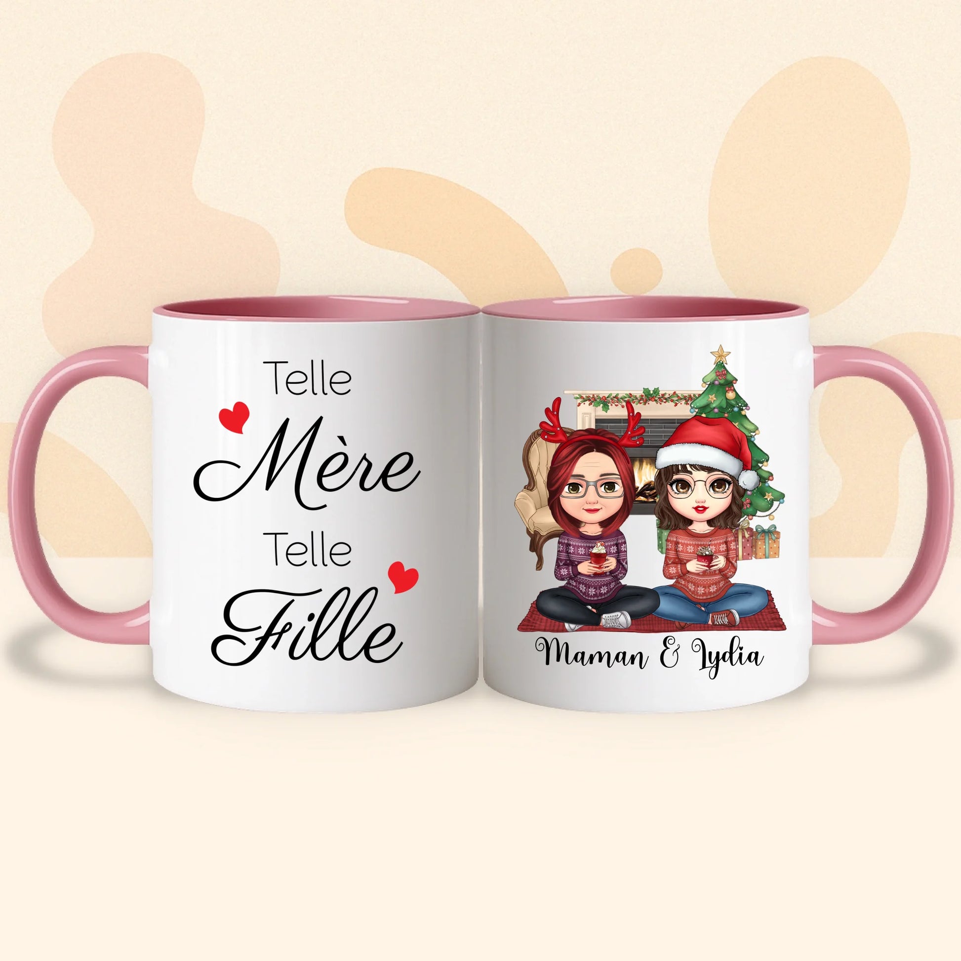 PHOTO PRODUIT TEEINBLUE MUG ROSE 2