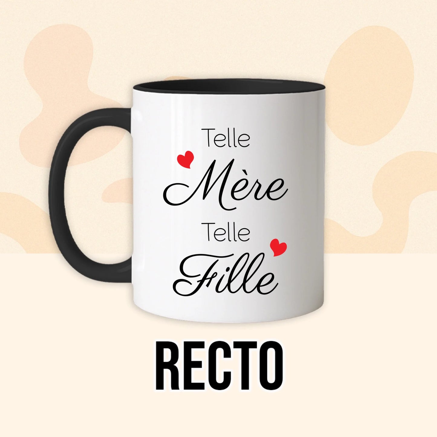 PHOTO PRODUIT TEEINBLUE RECTO MUG NOIR