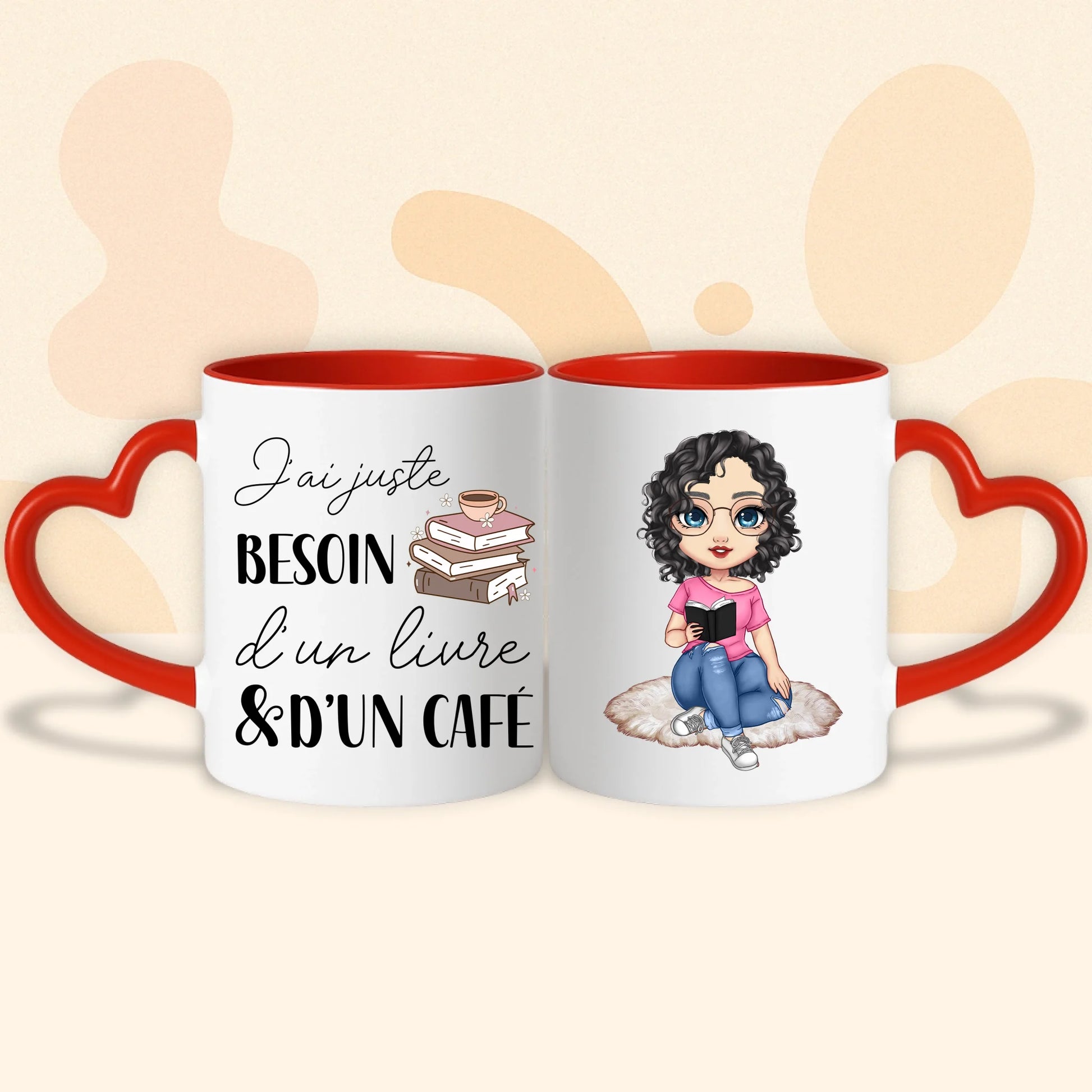PHOTO PRODUIT TEEINBLUE MUG COEUR ROUGE 2