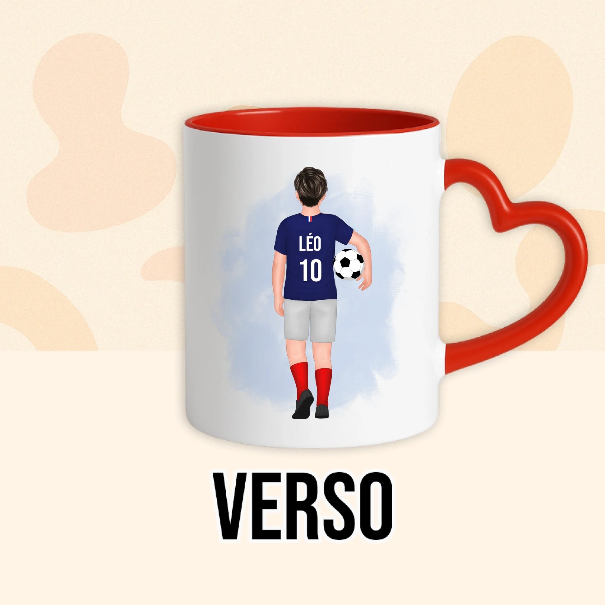 PHOTO PRODUIT TEEINBLUE VERSO MUG ROUGE
