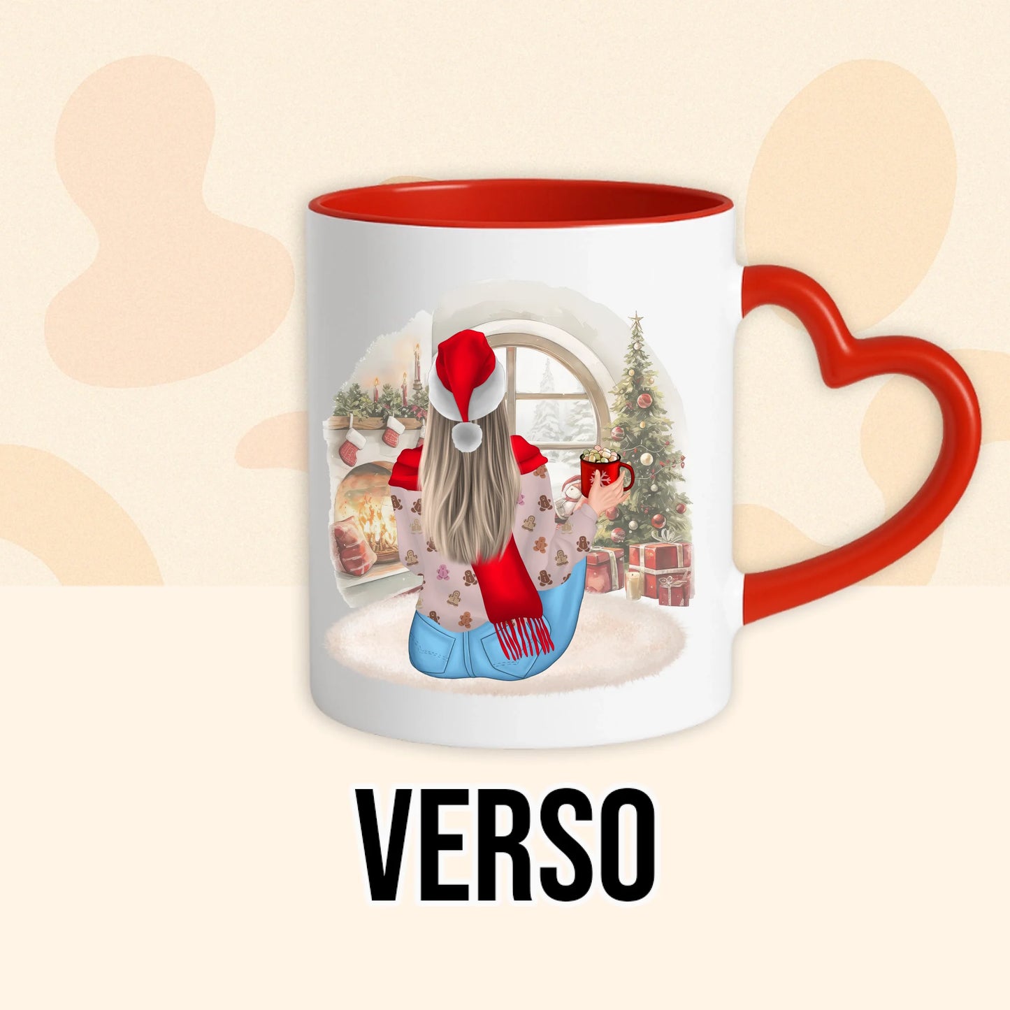PHOTO PRODUIT TEEINBLUE VERSO MUG ROUGE