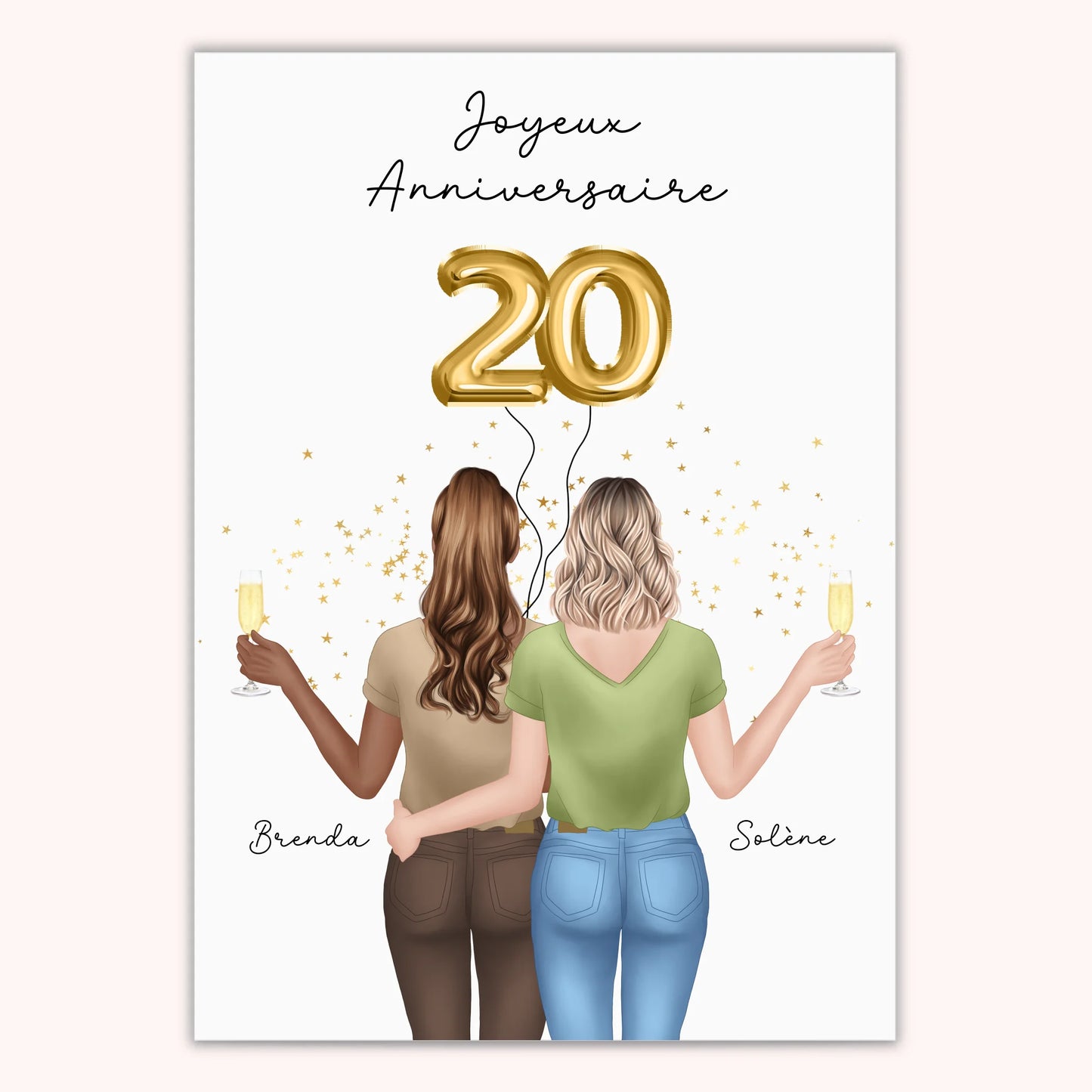 Affiche Personnalisée - Joyeux Anniversaire