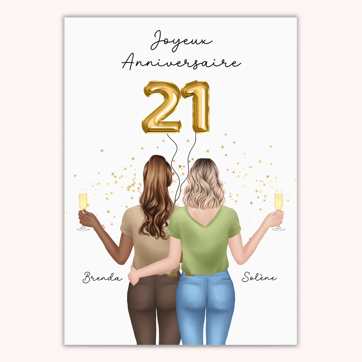 Affiche Personnalisée - Joyeux Anniversaire