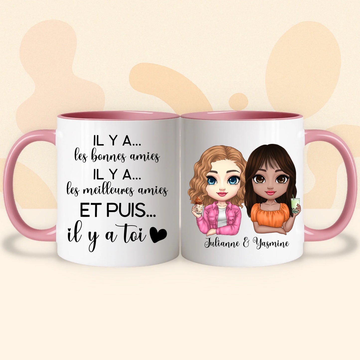 PHOTO PRODUIT TEEINBLUE MUG ROSE 2