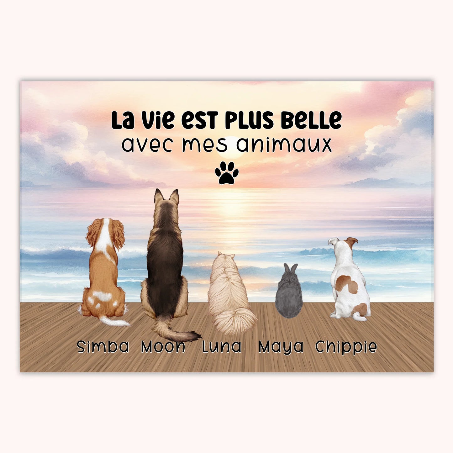 Affiche Personnalisée - Animaux