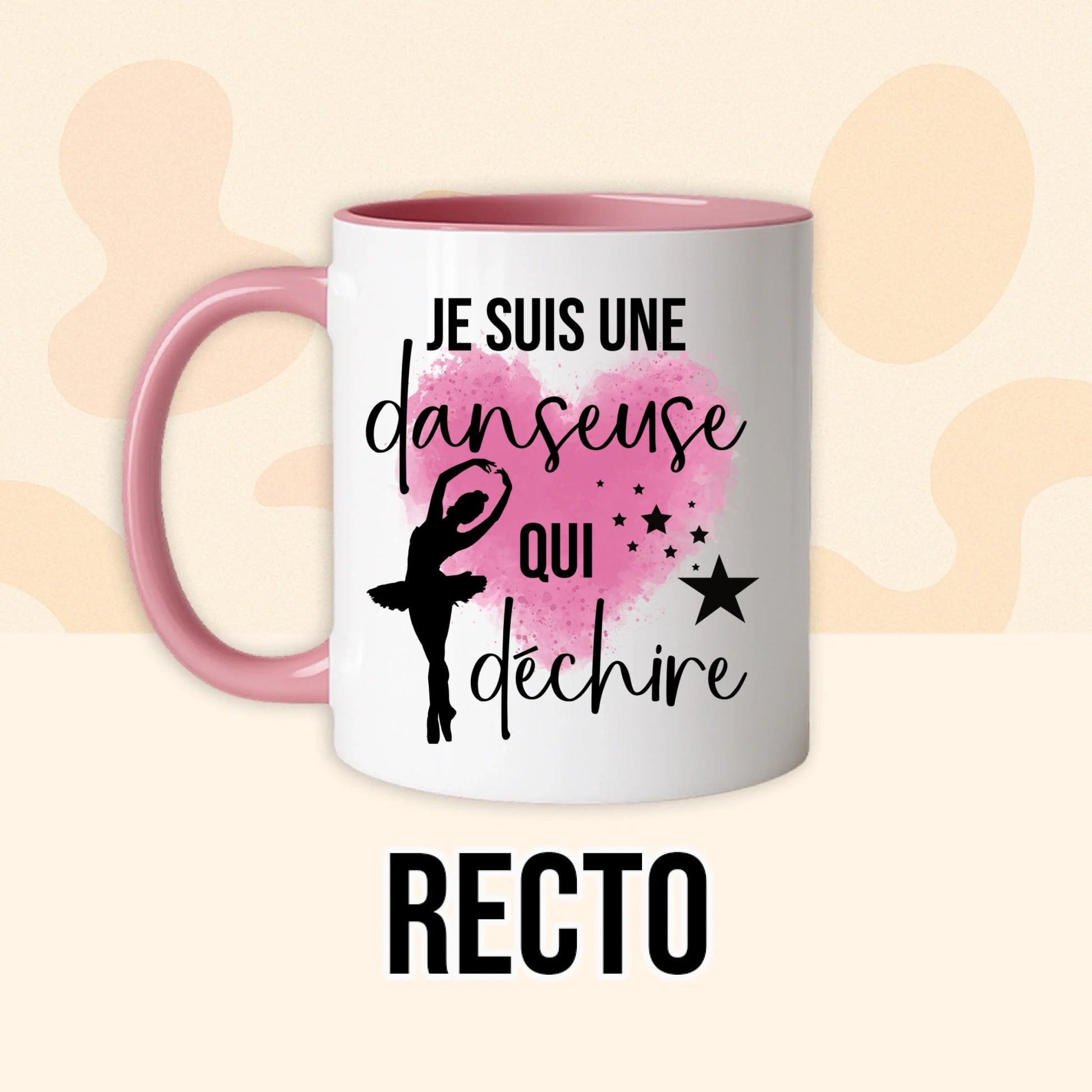 PHOTO PRODUIT TEEINBLUE RECTO MUG ROSE