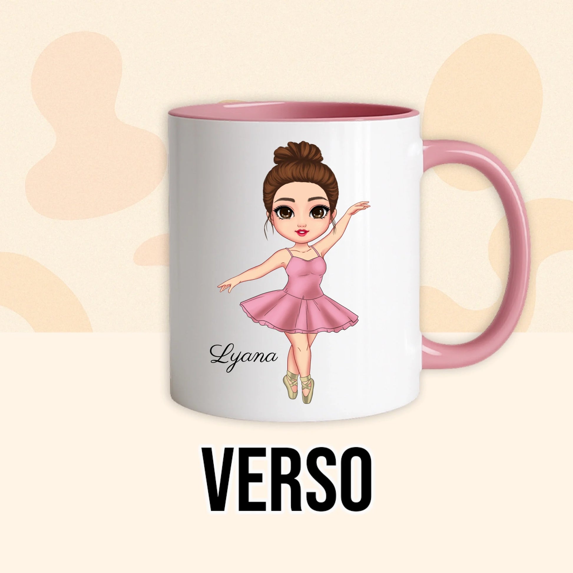 PHOTO PRODUIT TEEINBLUE VERSO MUG ROSE
