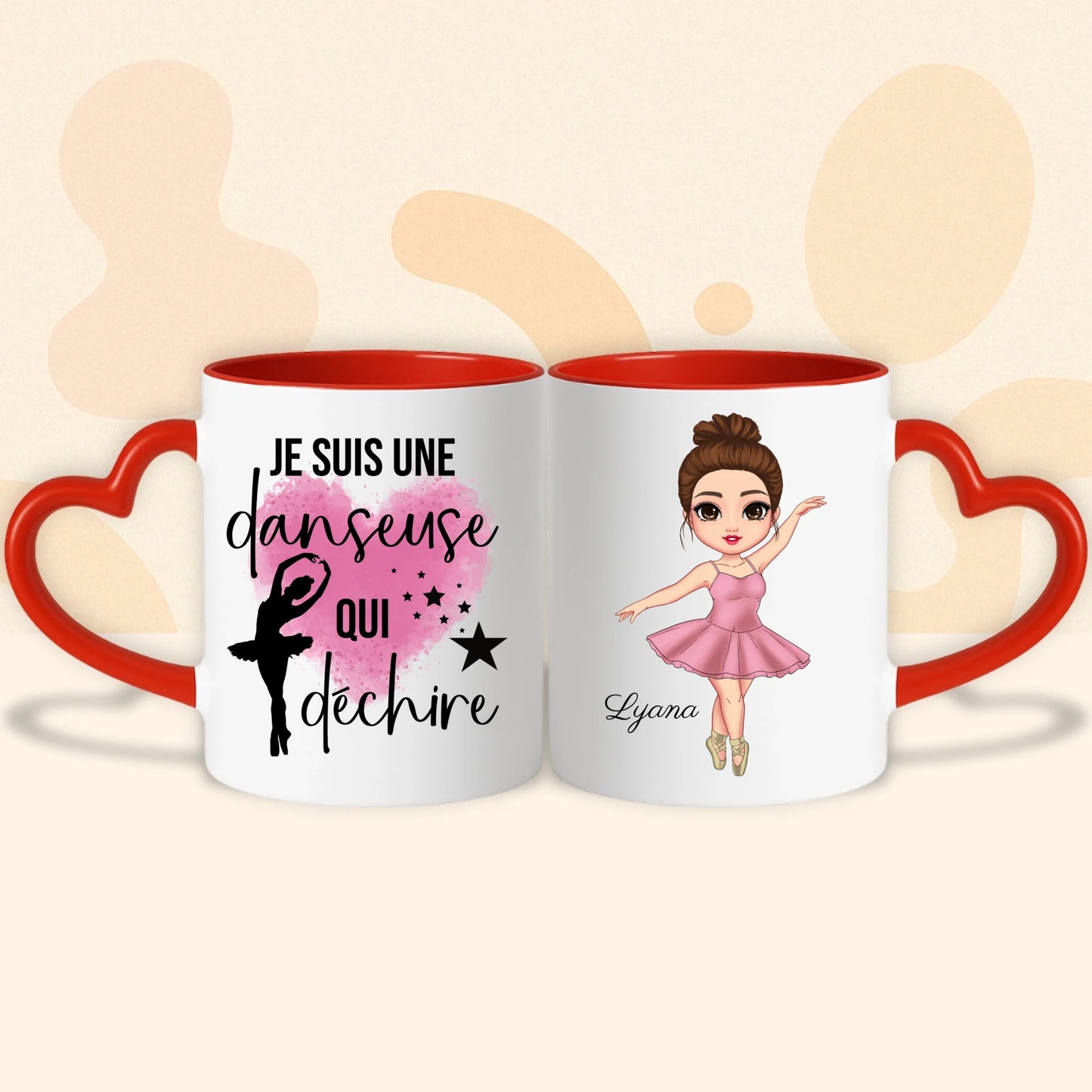 PHOTO PRODUIT TEEINBLUE MUG COEUR ROUGE 2