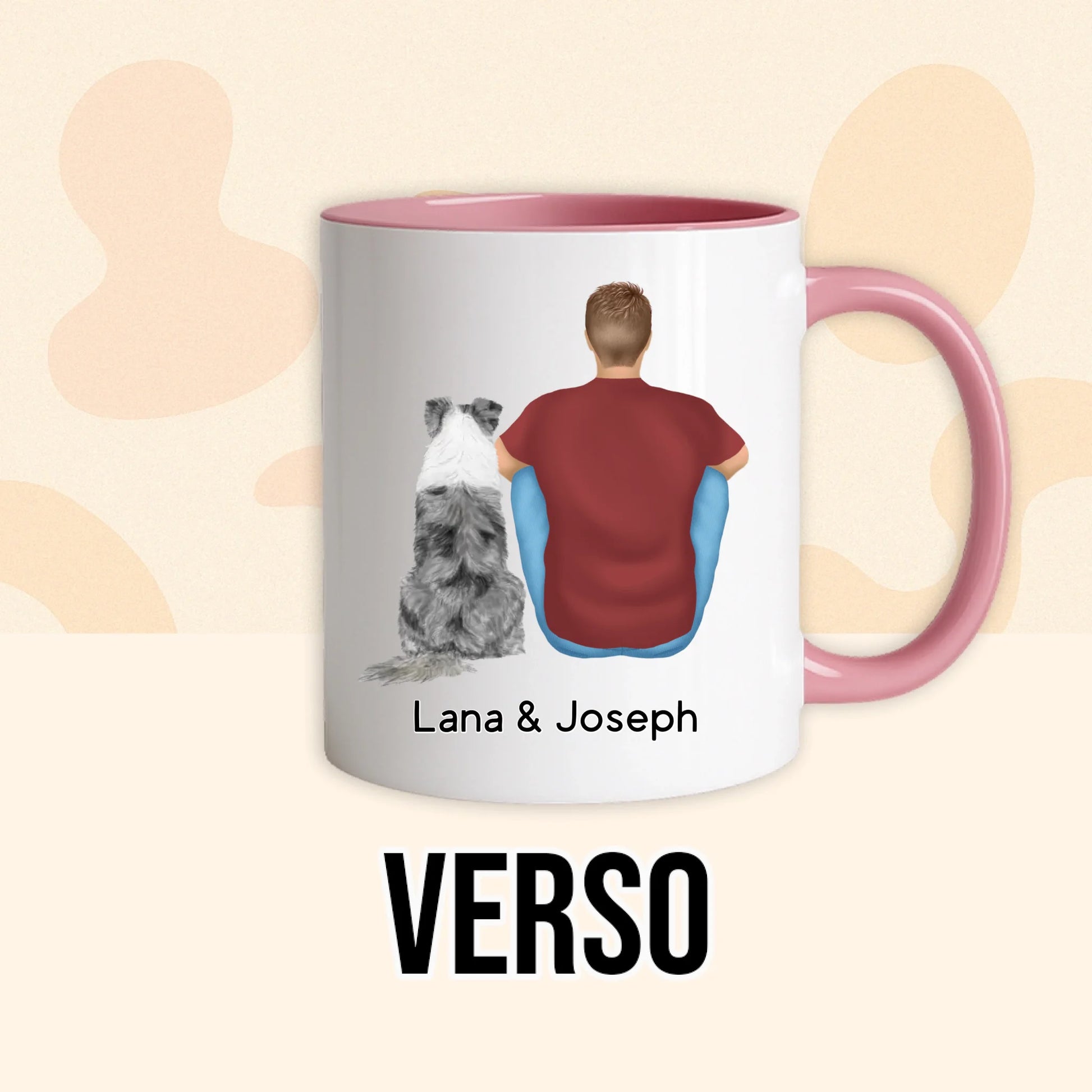 PHOTO PRODUIT TEEINBLUE VERSO MUG ROSE