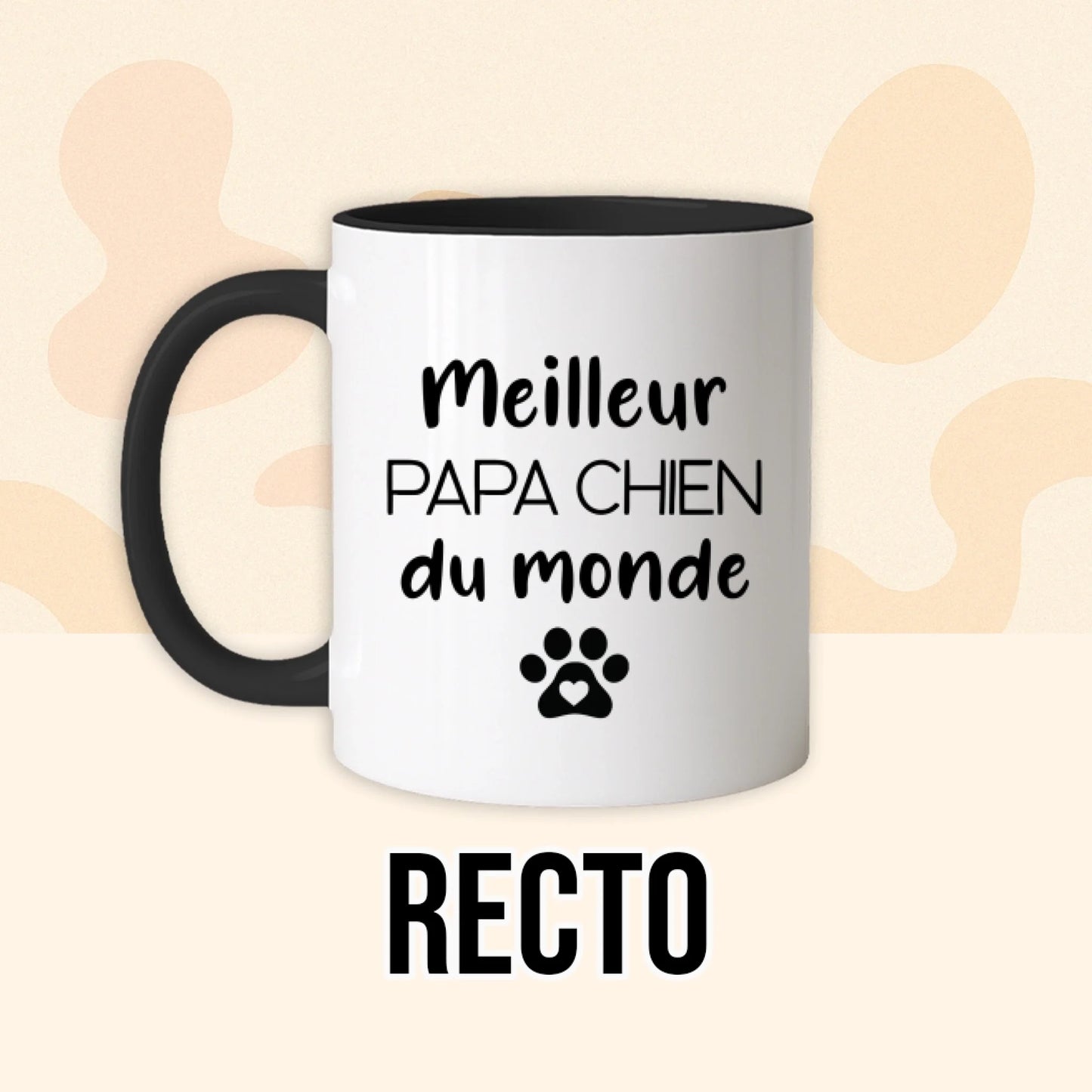 PHOTO PRODUIT TEEINBLUE RECTO MUG NOIR
