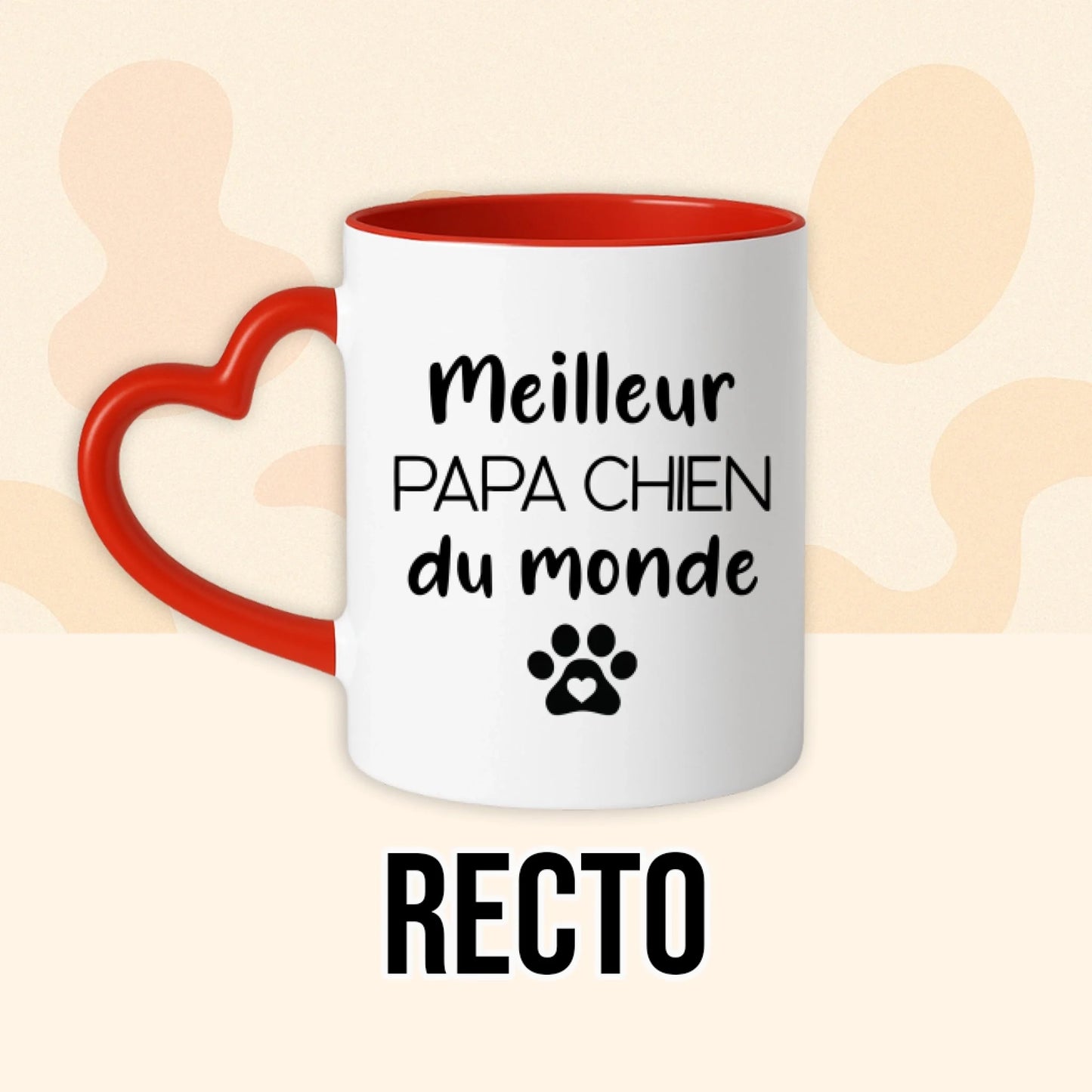PHOTO PRODUIT TEEINBLUE RECTO MUG ROUGE