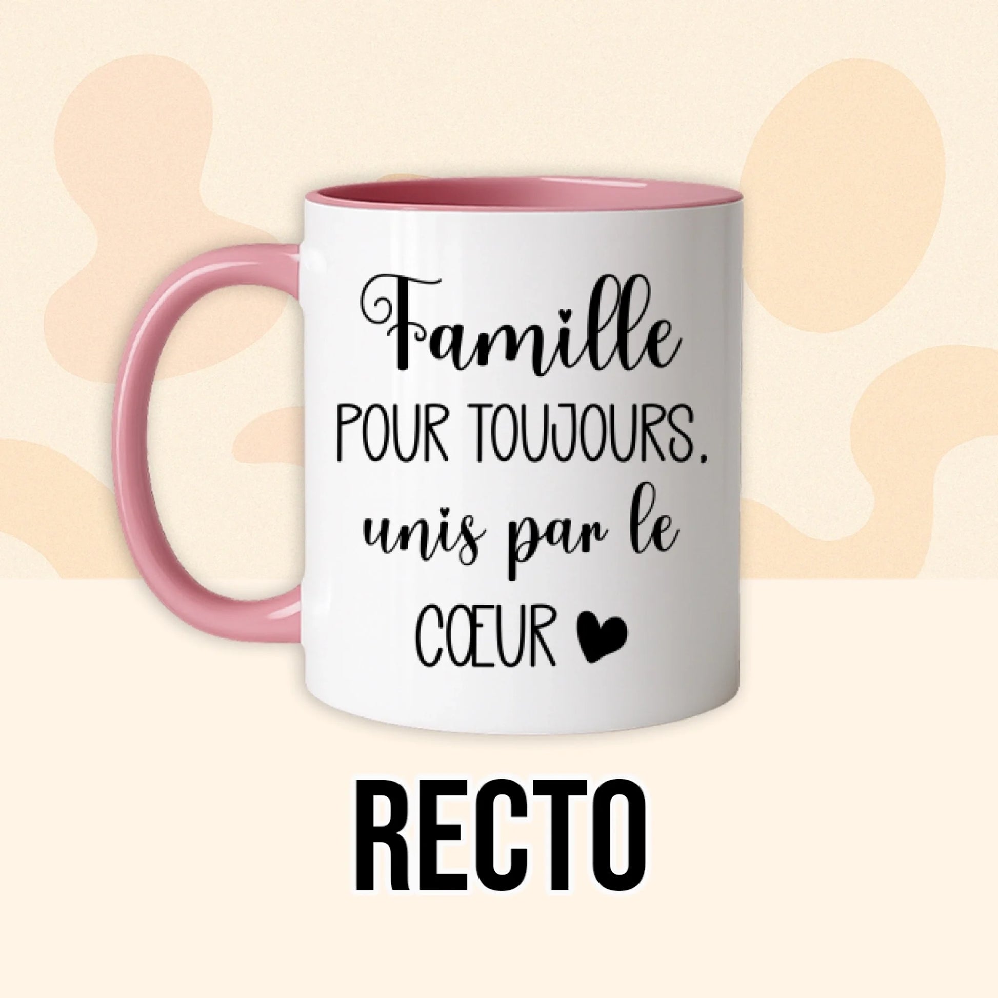 PHOTO PRODUIT TEEINBLUE RECTO MUG ROSE