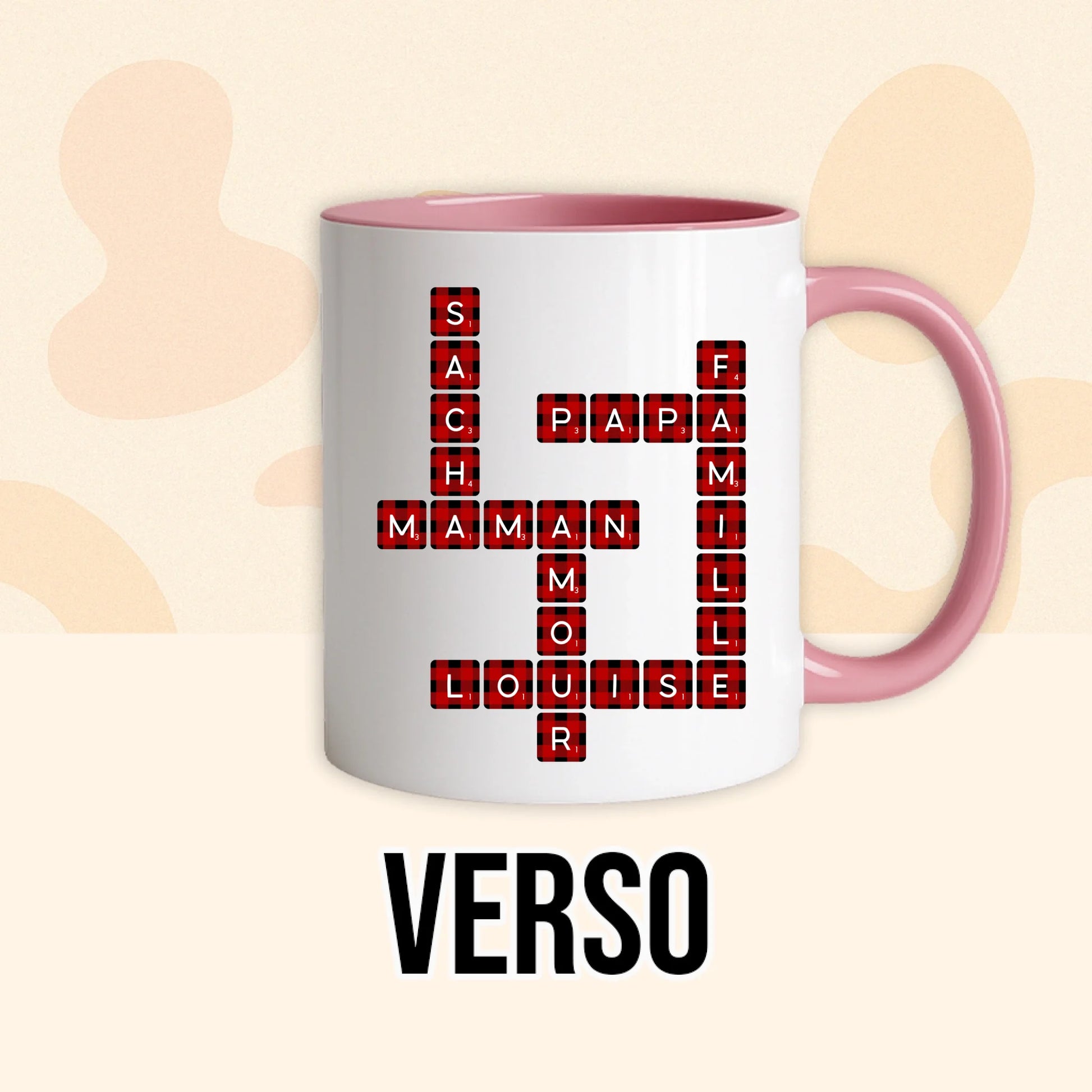 PHOTO PRODUIT TEEINBLUE VERSO MUG ROSE