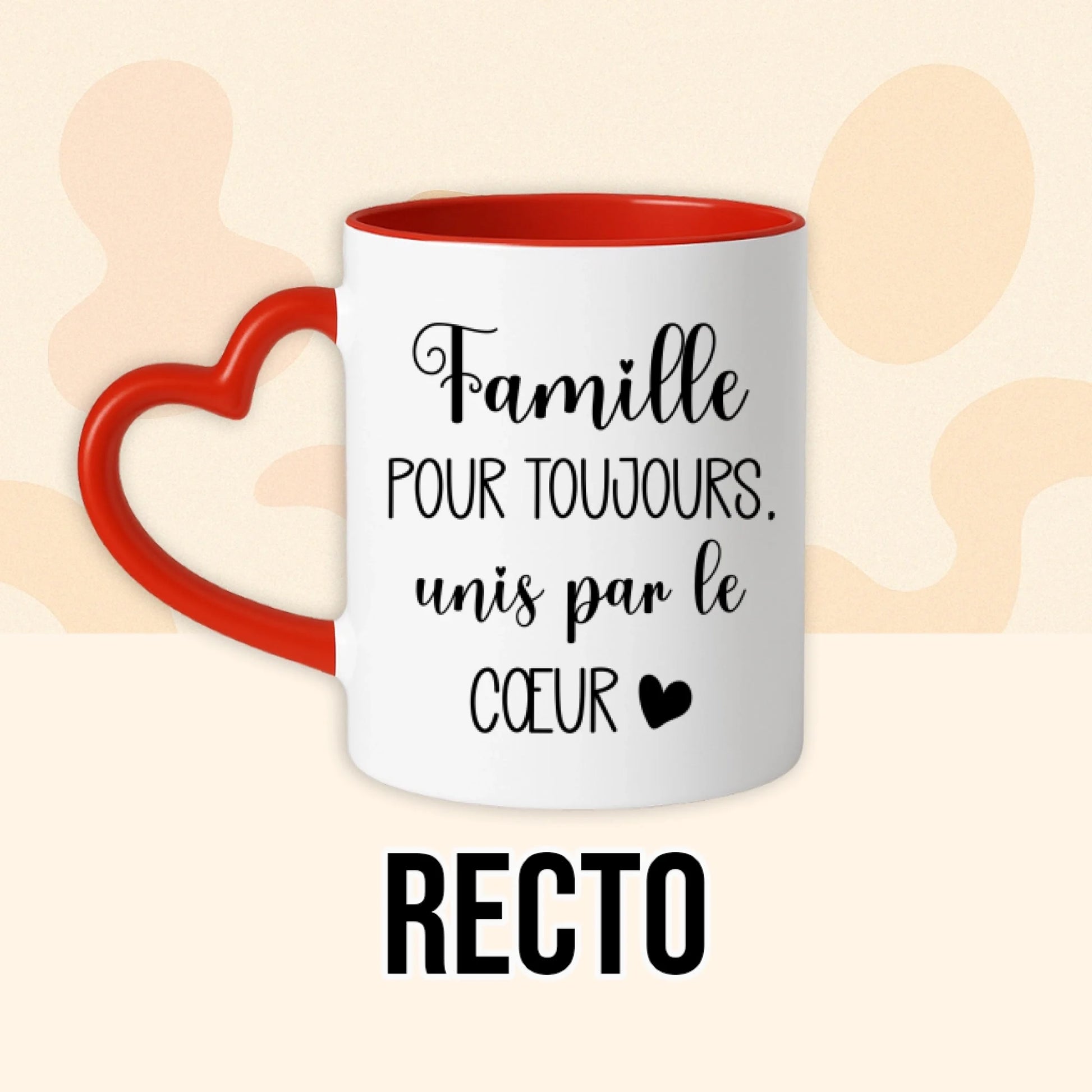 PHOTO PRODUIT TEEINBLUE RECTO MUG ROUGE