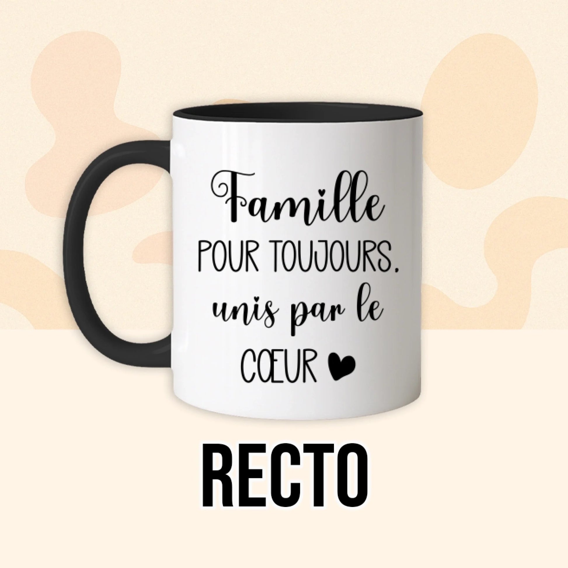 PHOTO PRODUIT TEEINBLUE RECTO MUG NOIR