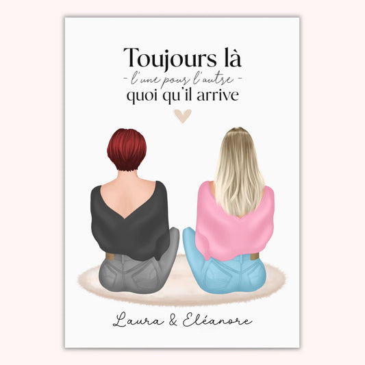 Affiche Personnalisée - Meilleure Amie / Soeur