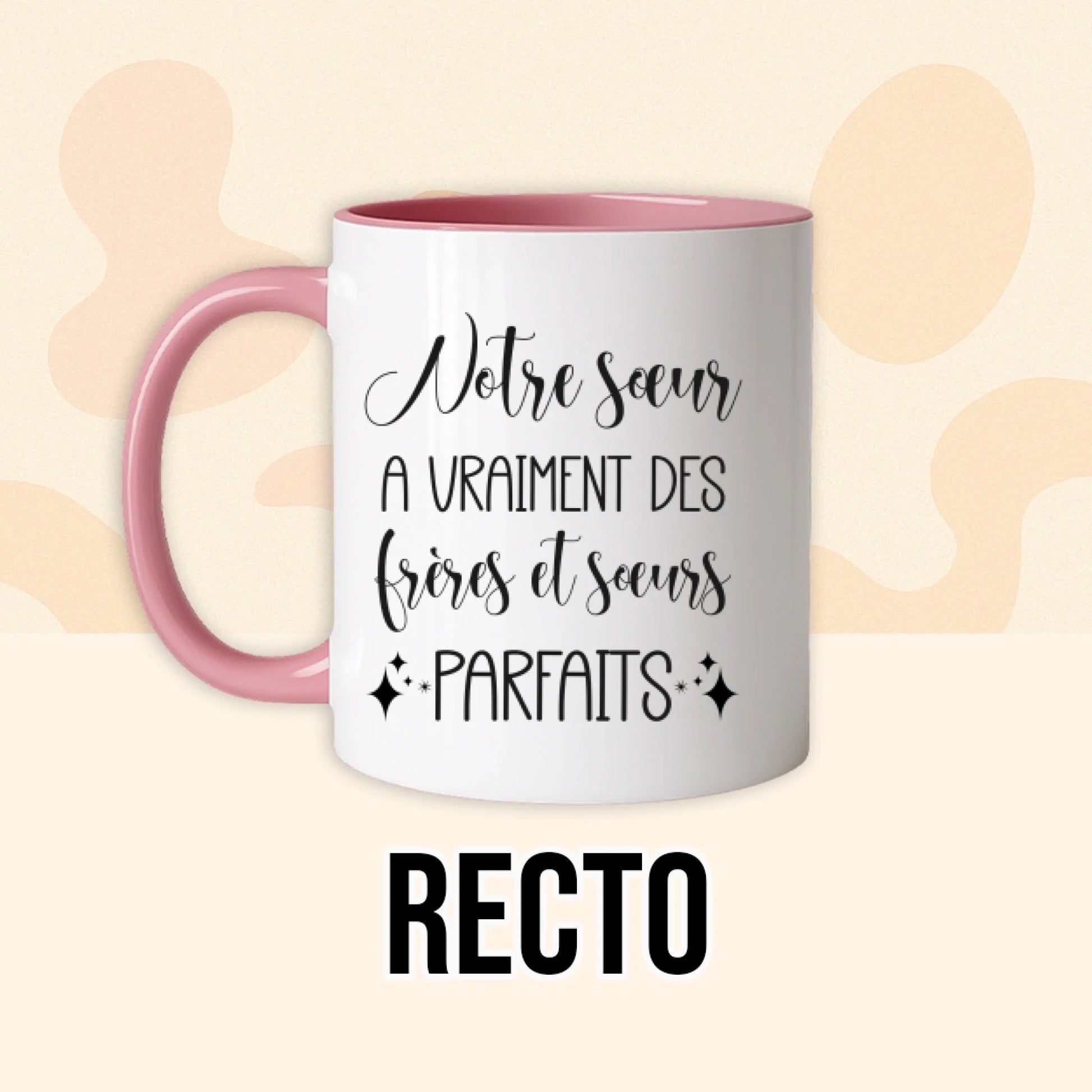 PHOTO PRODUIT TEEINBLUE RECTO MUG ROSE