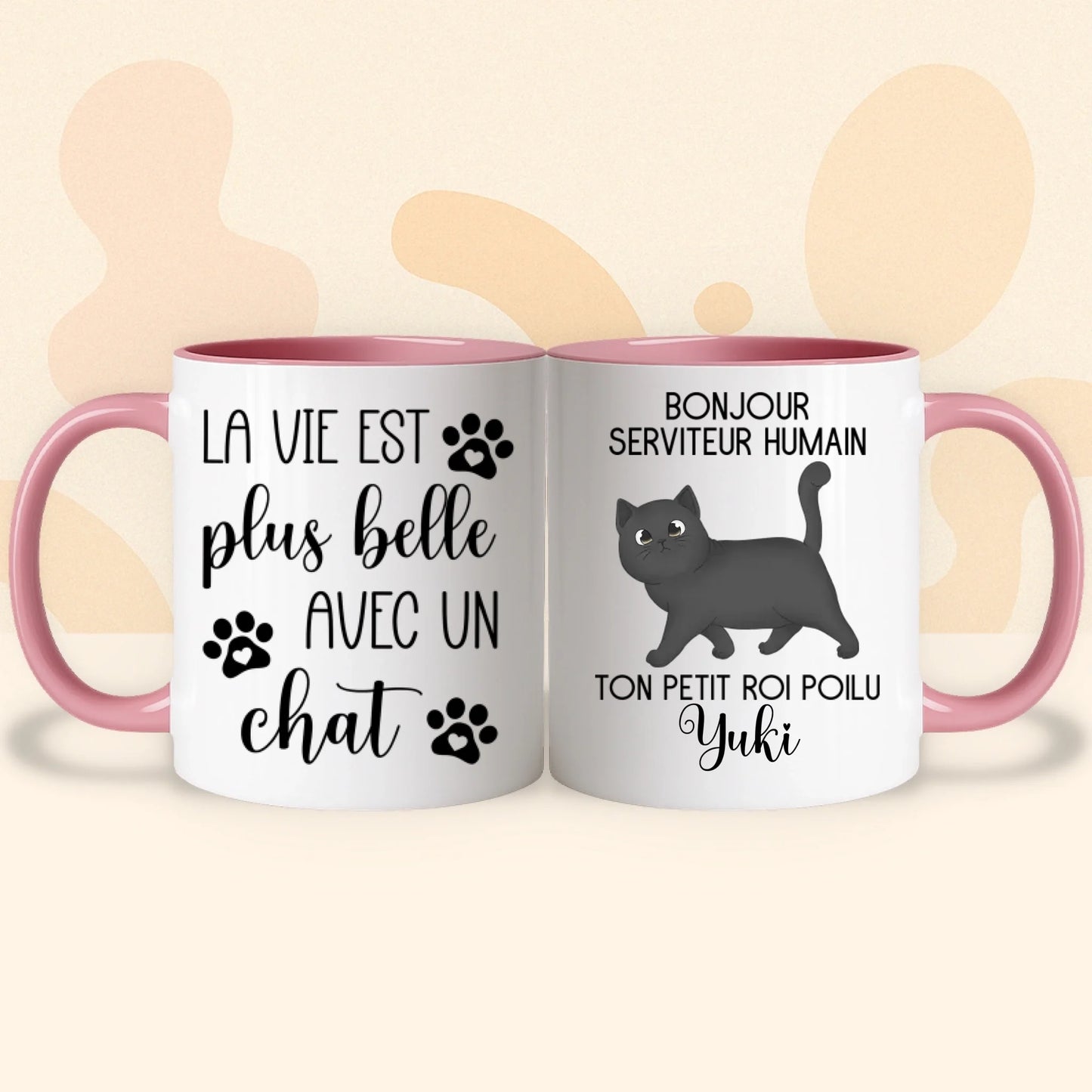 PHOTO PRODUIT TEEINBLUE MUG ROSE 2