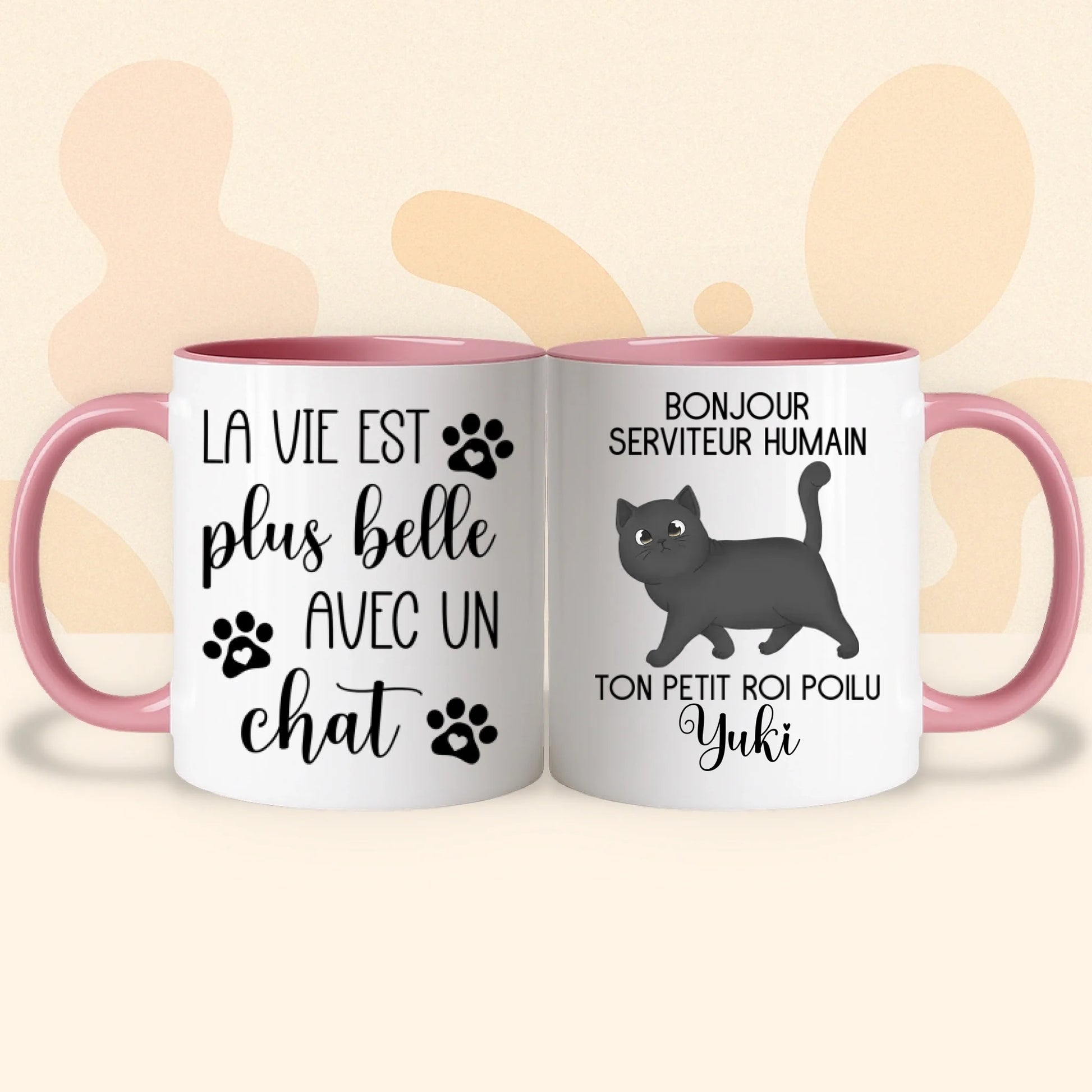 PHOTO PRODUIT TEEINBLUE MUG ROSE 2