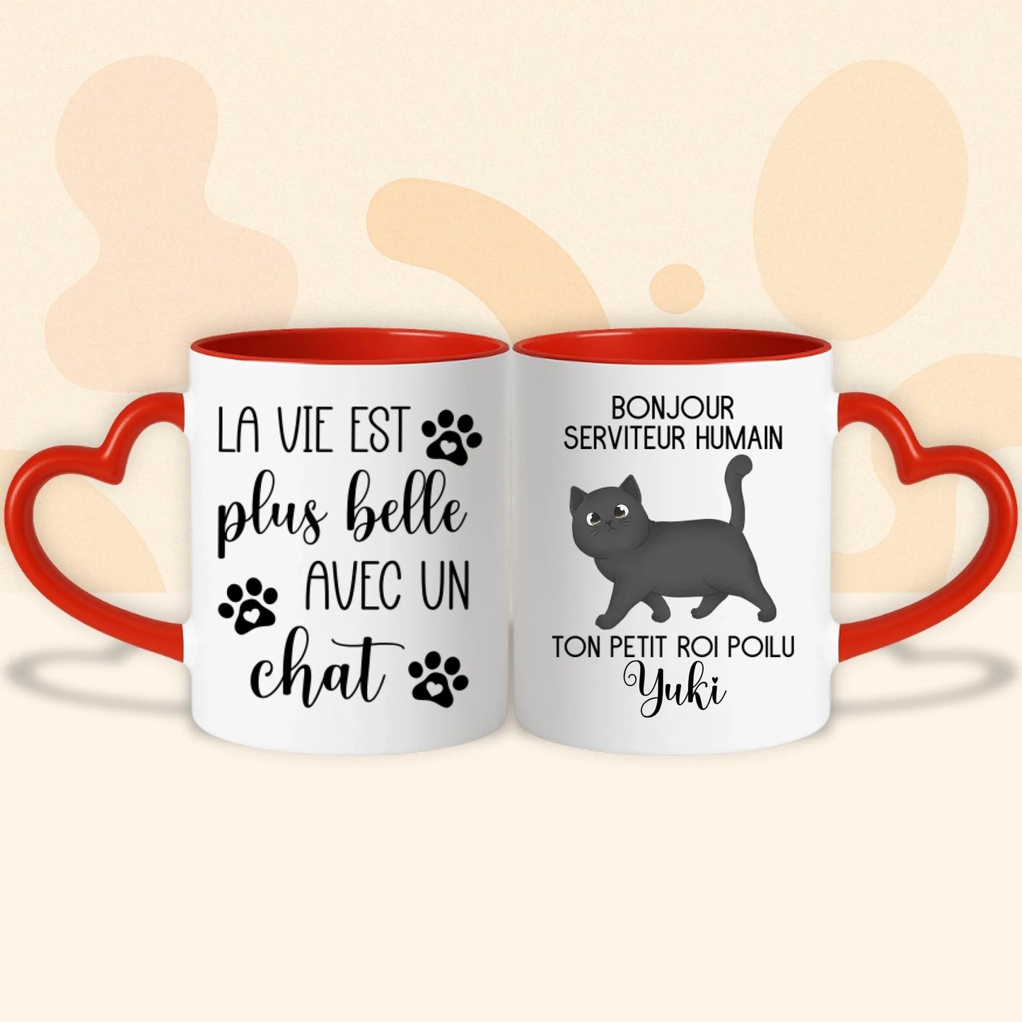 PHOTO PRODUIT TEEINBLUE MUG COEUR ROUGE 2