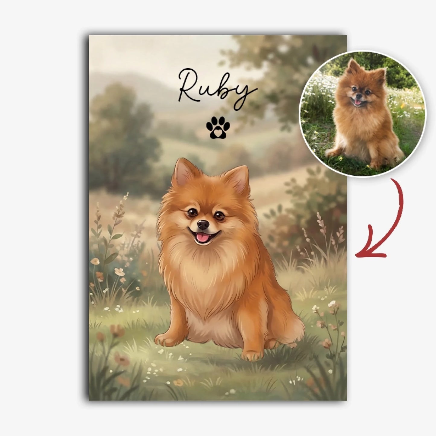 AFFICHE CHIEN