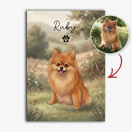 AFFICHE CHIEN