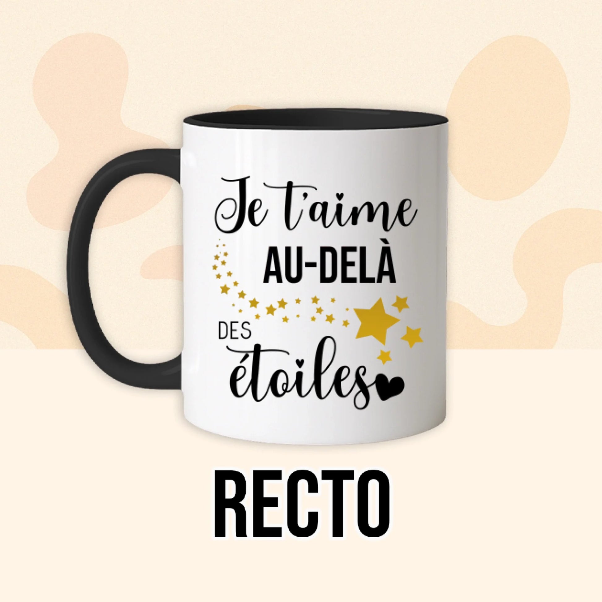 PHOTO PRODUIT TEEINBLUE RECTO MUG NOIR