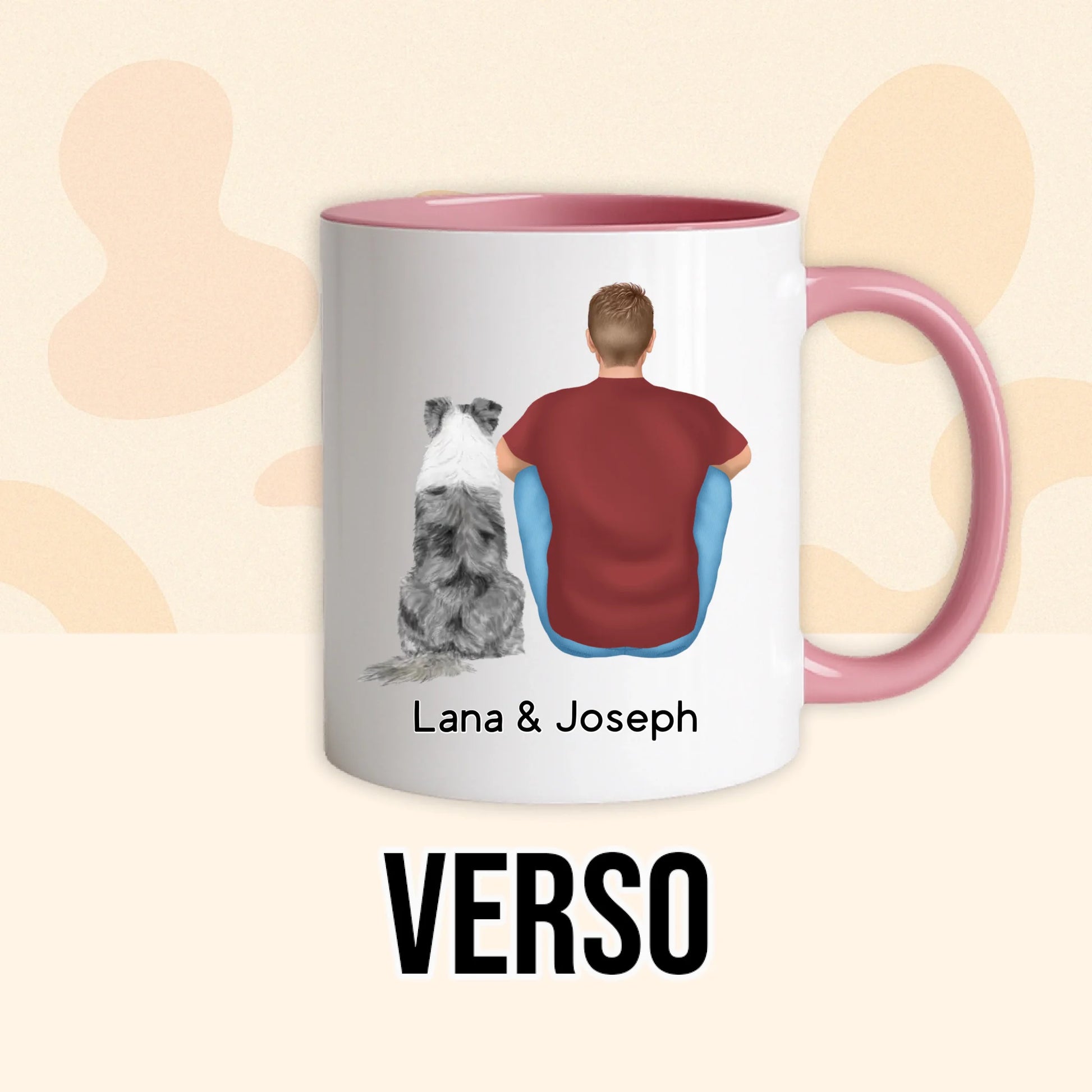 PHOTO PRODUIT TEEINBLUE VERSO MUG ROSE