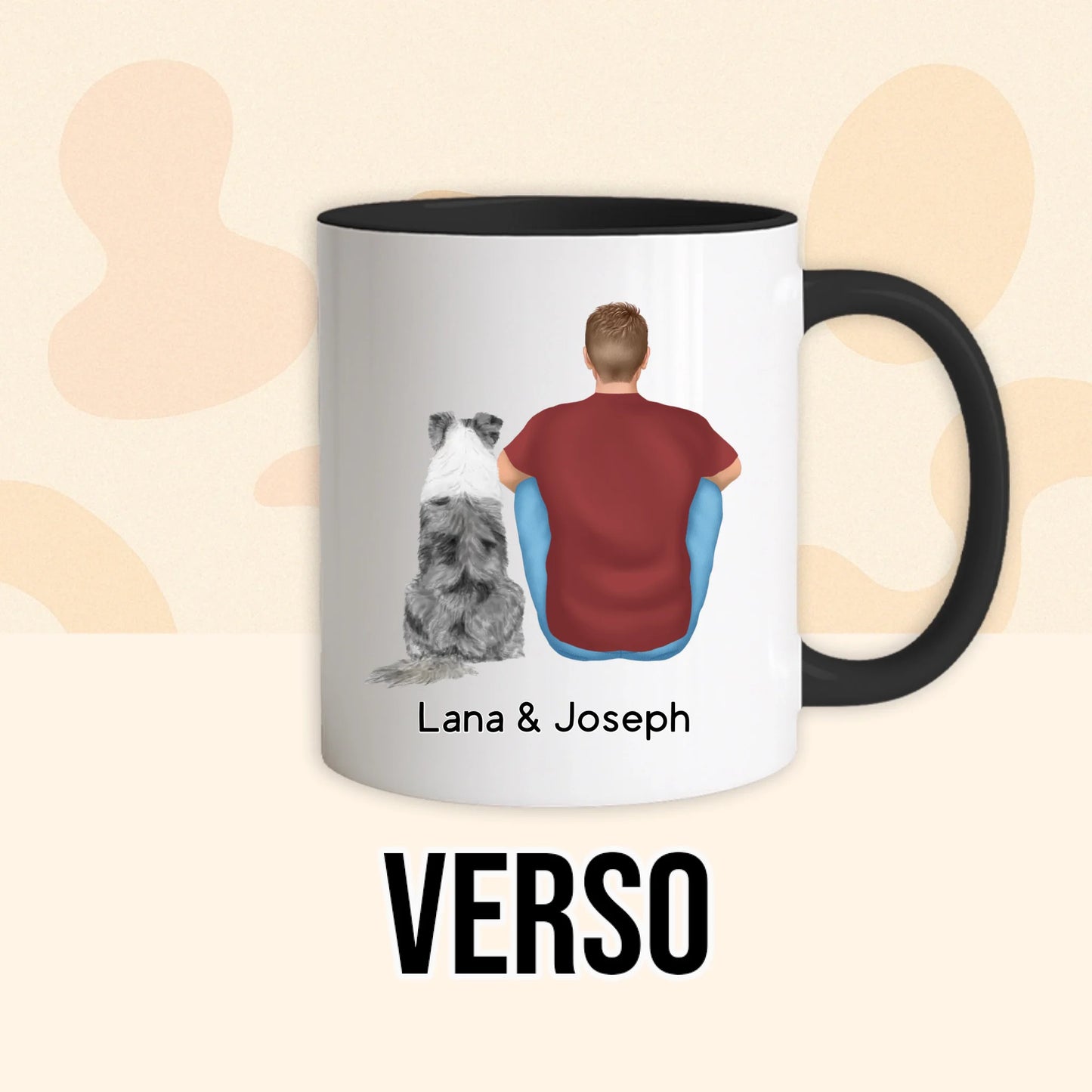 PHOTO PRODUIT TEEINBLUE VERSO MUG NOIR