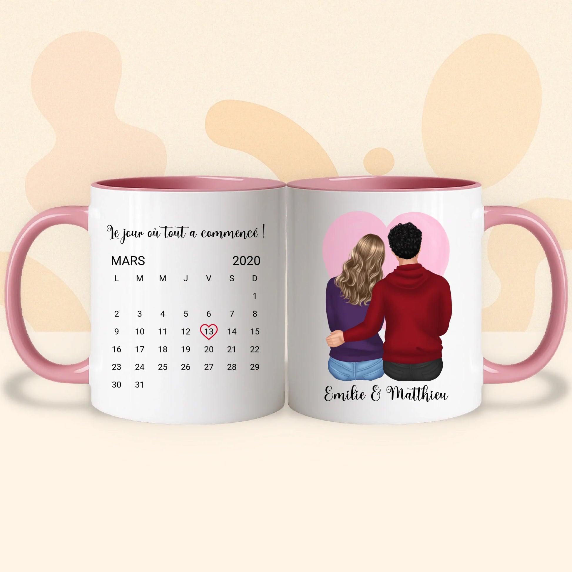 PHOTO PRODUIT TEEINBLUE MUG ROSE 2