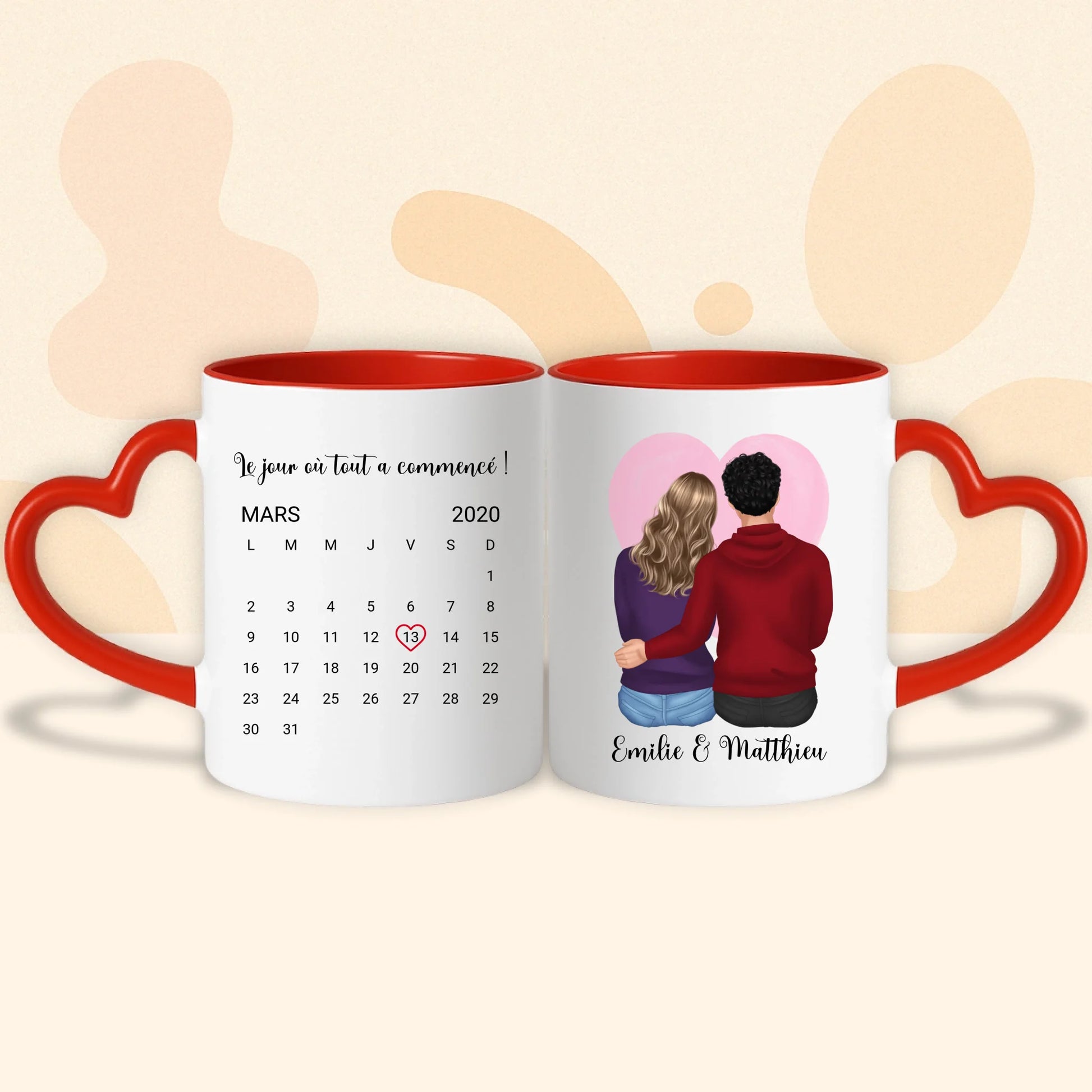 PHOTO PRODUIT TEEINBLUE MUG COEUR ROUGE 2