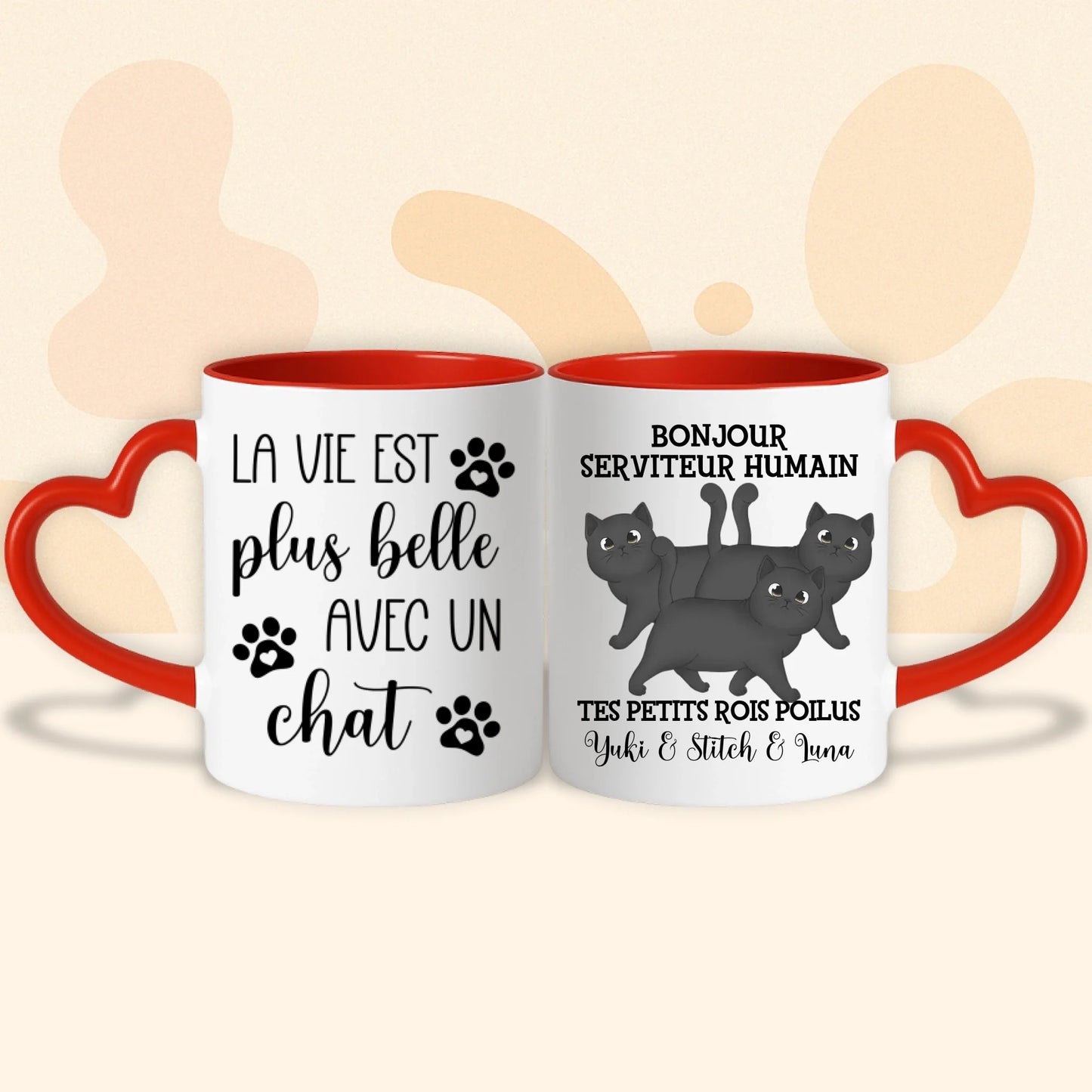 PHOTO PRODUIT TEEINBLUE MUG COEUR ROUGE 2