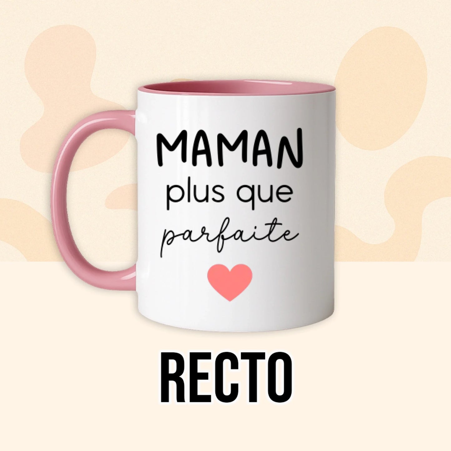 PHOTO PRODUIT TEEINBLUE RECTO MUG ROSE