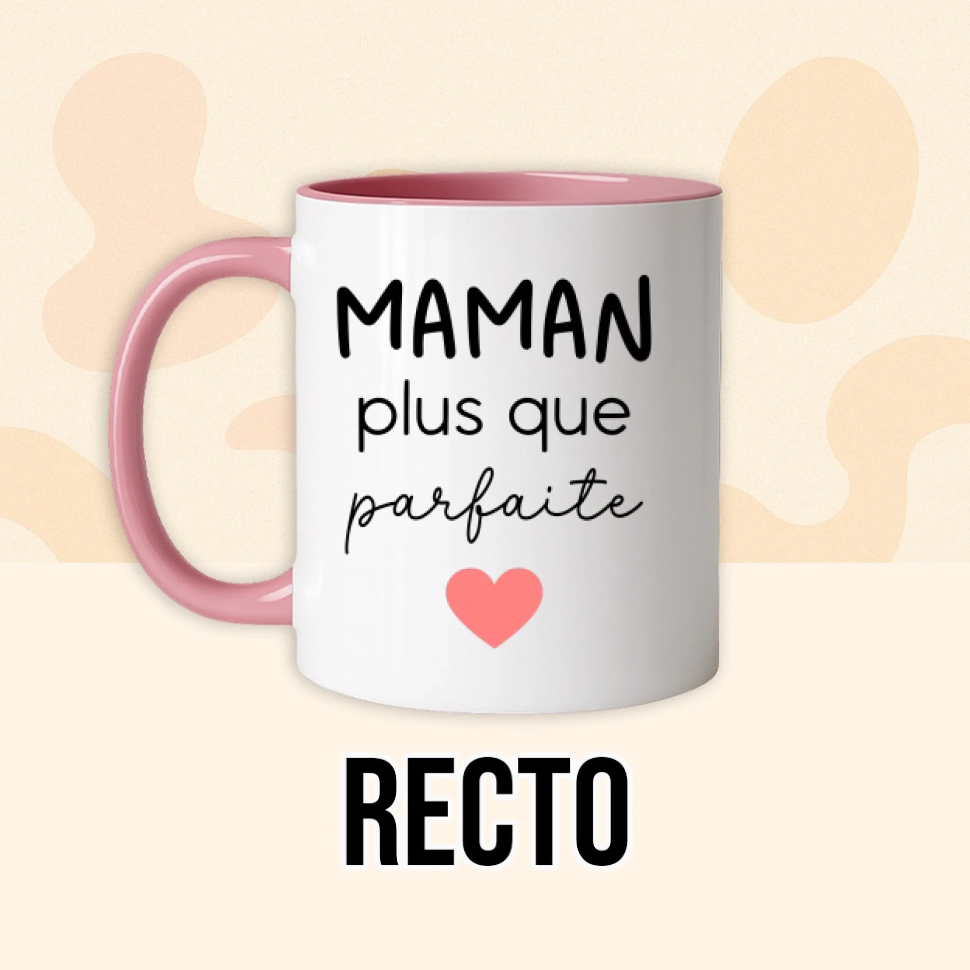 PHOTO PRODUIT TEEINBLUE RECTO MUG ROSE