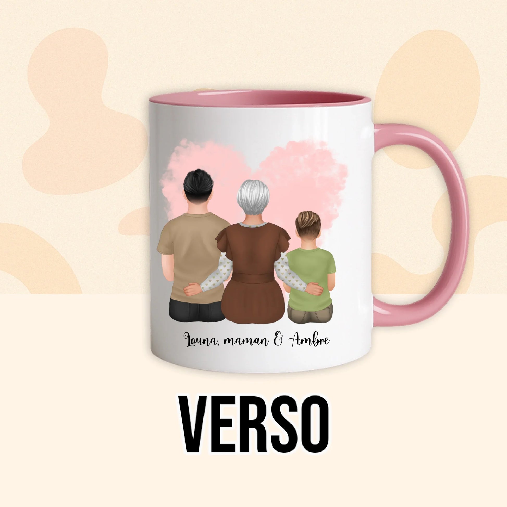 PHOTO PRODUIT TEEINBLUE VERSO MUG ROSE