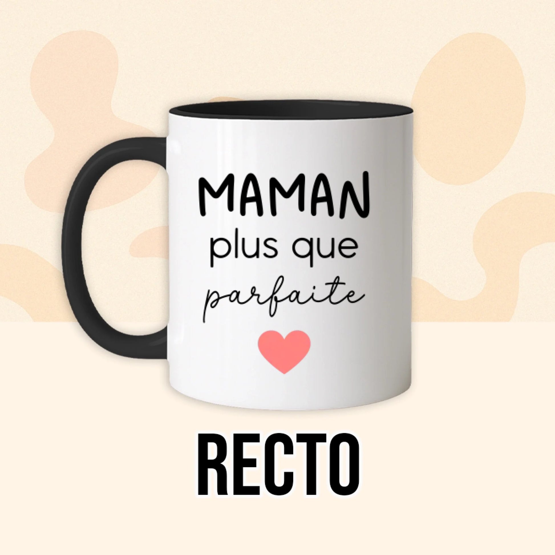 PHOTO PRODUIT TEEINBLUE RECTO MUG NOIR