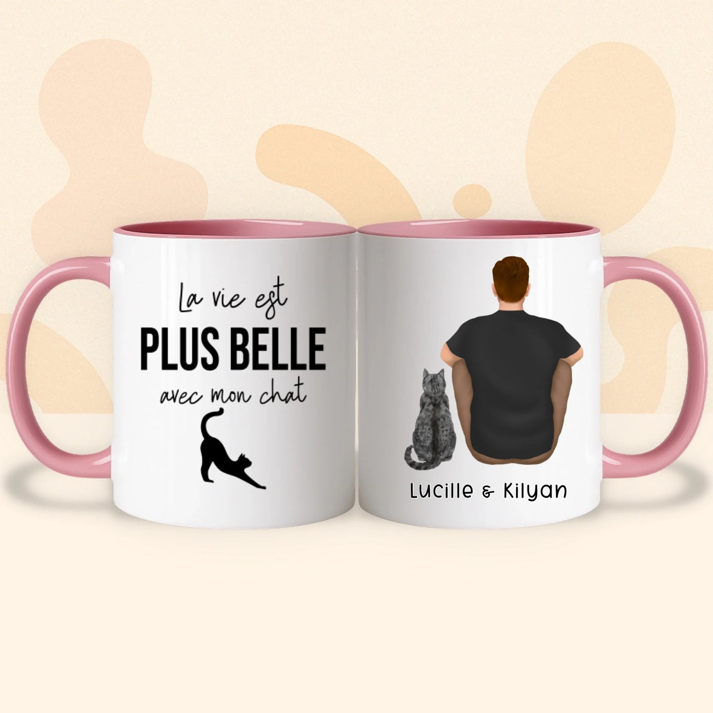 PHOTO PRODUIT TEEINBLUE MUG ROSE 2