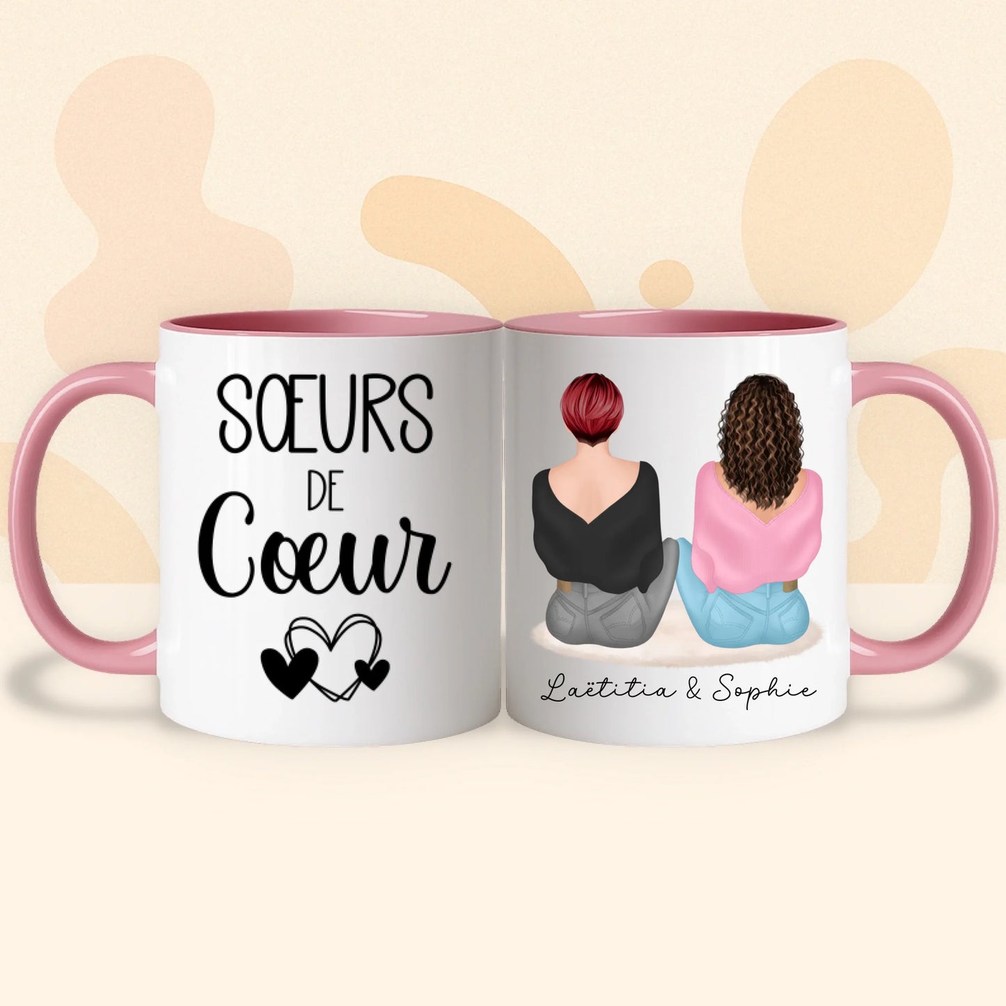PHOTO PRODUIT TEEINBLUE MUG ROSE 2