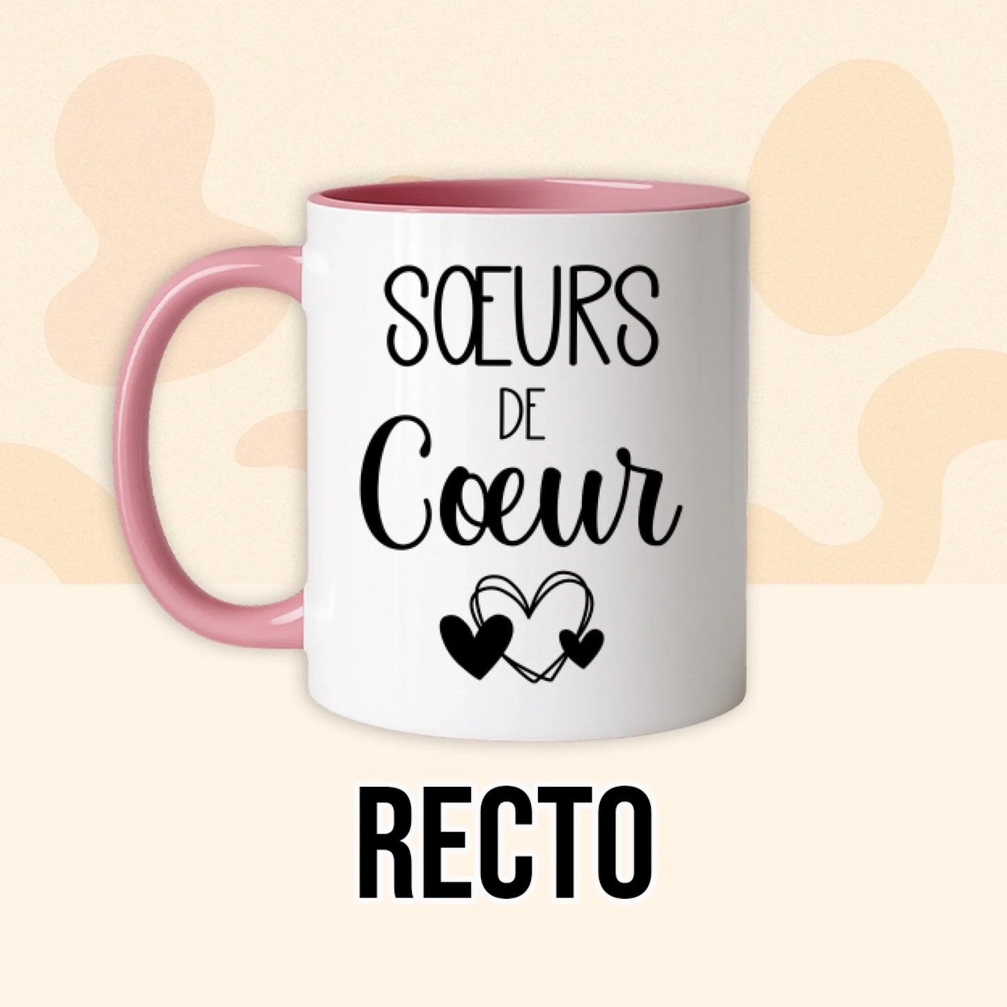 PHOTO PRODUIT TEEINBLUE RECTO MUG ROSE