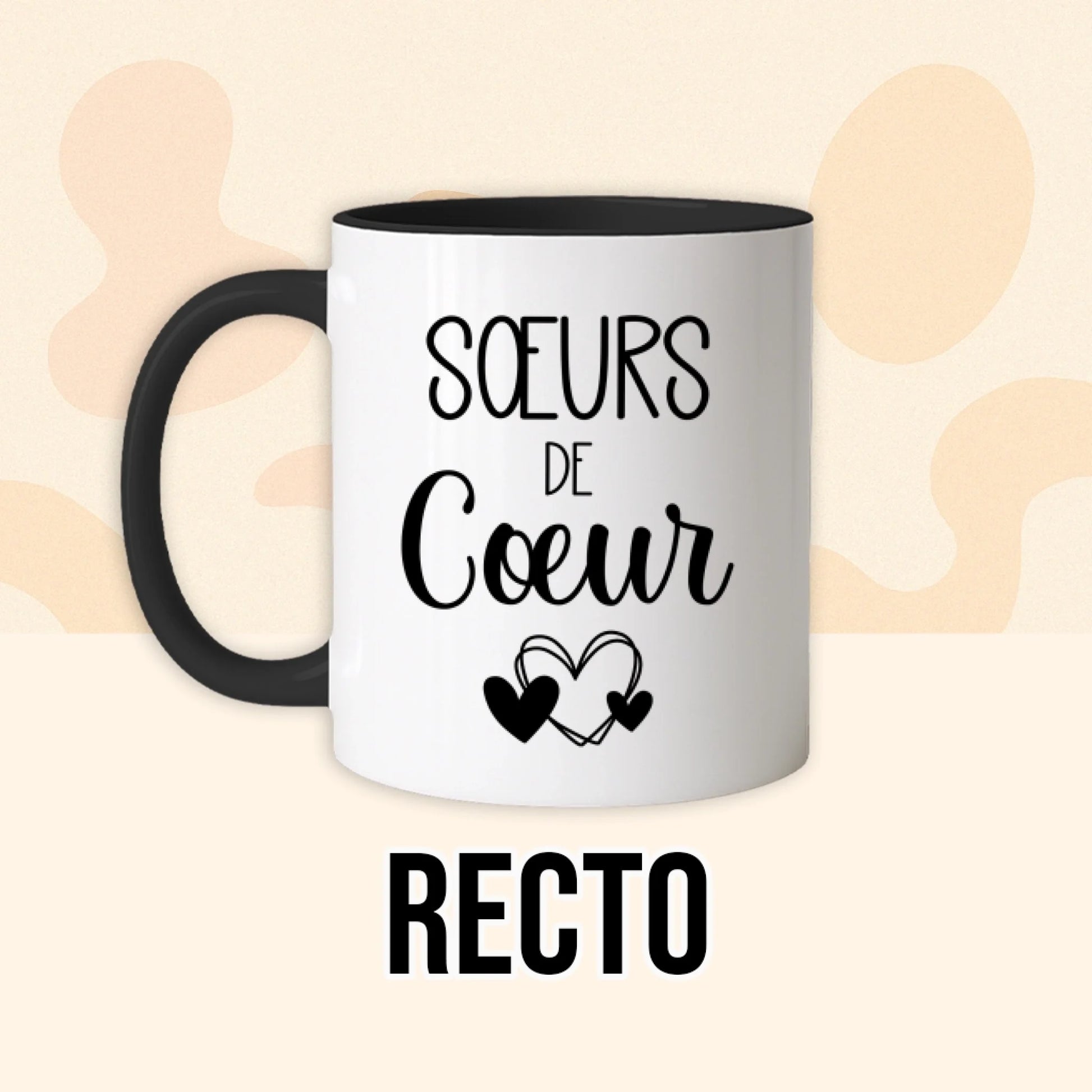 PHOTO PRODUIT TEEINBLUE RECTO MUG NOIR