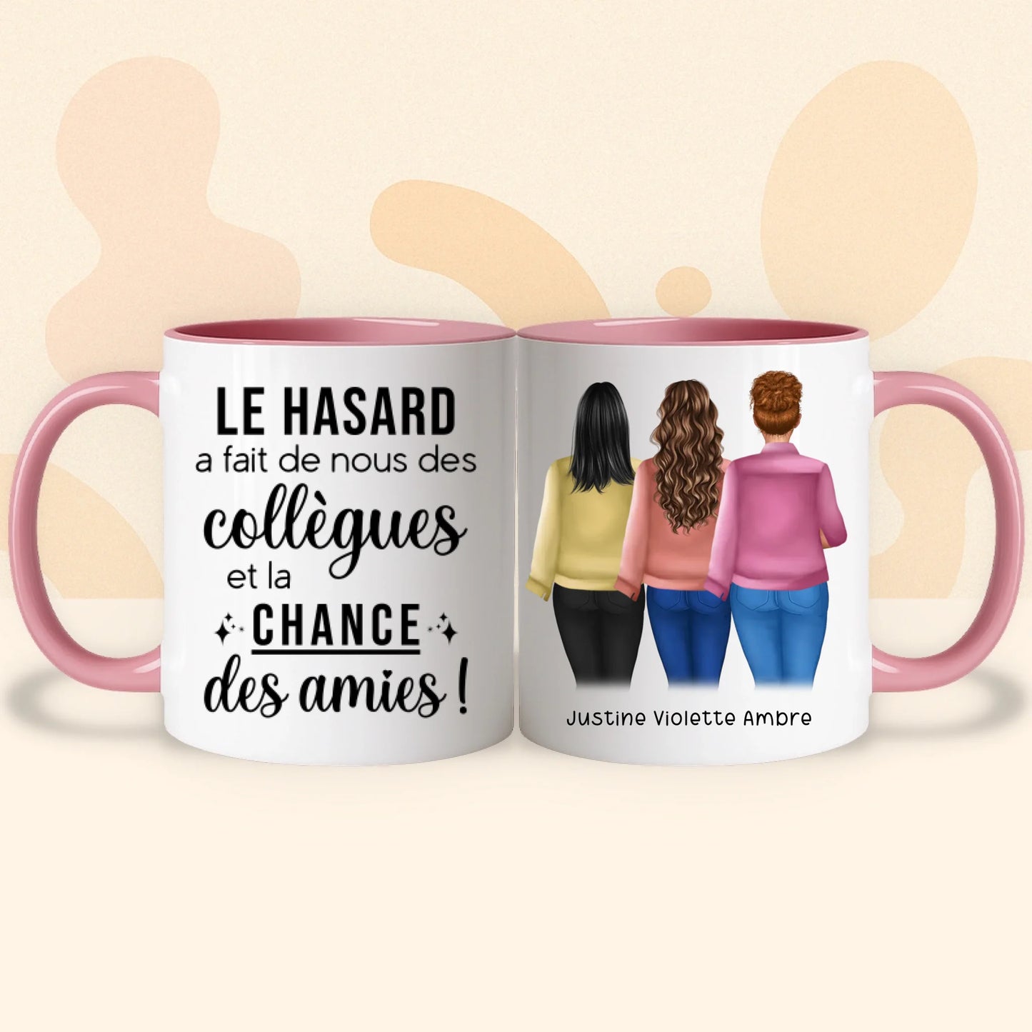 PHOTO PRODUIT TEEINBLUE MUG ROSE 2