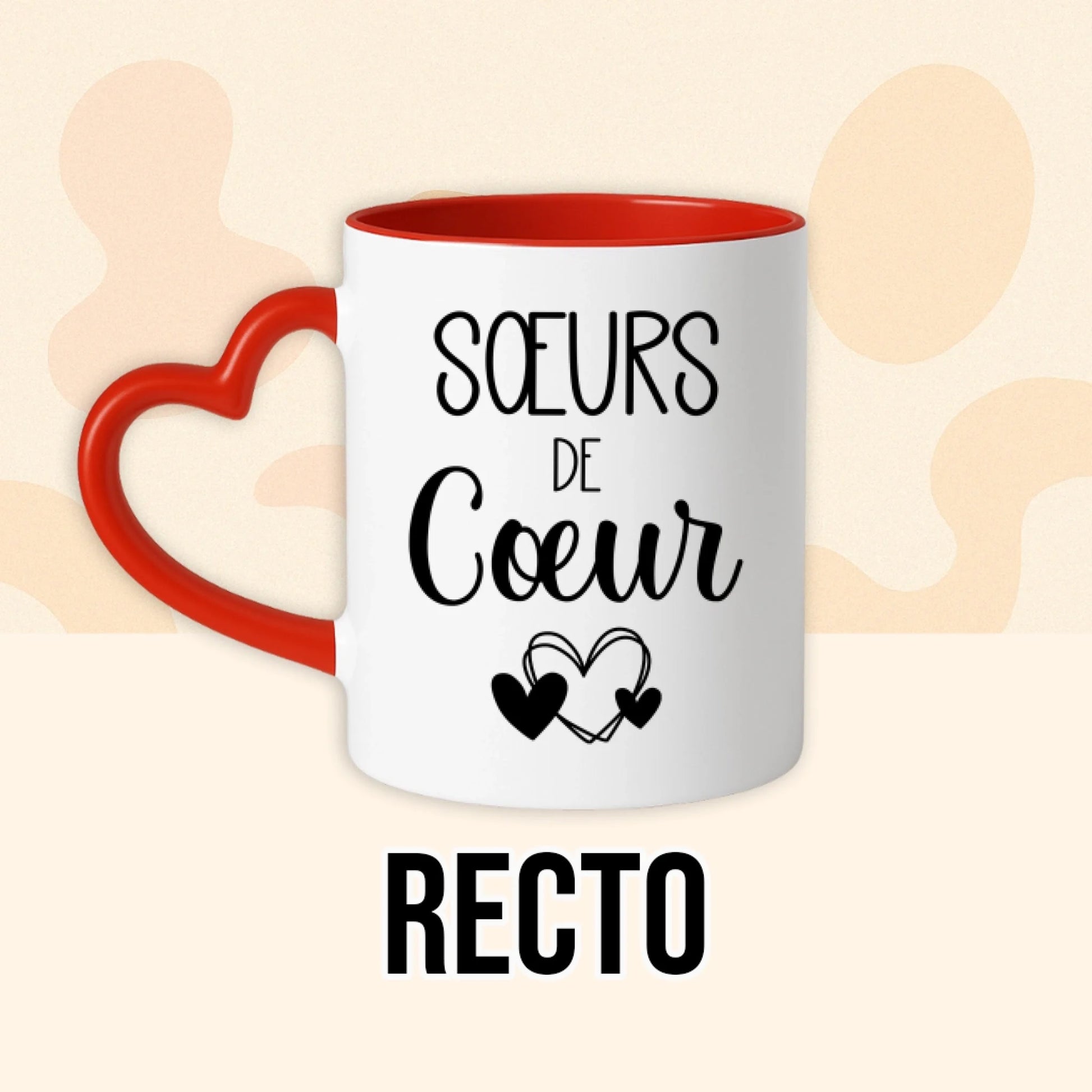 PHOTO PRODUIT TEEINBLUE RECTO MUG ROUGE