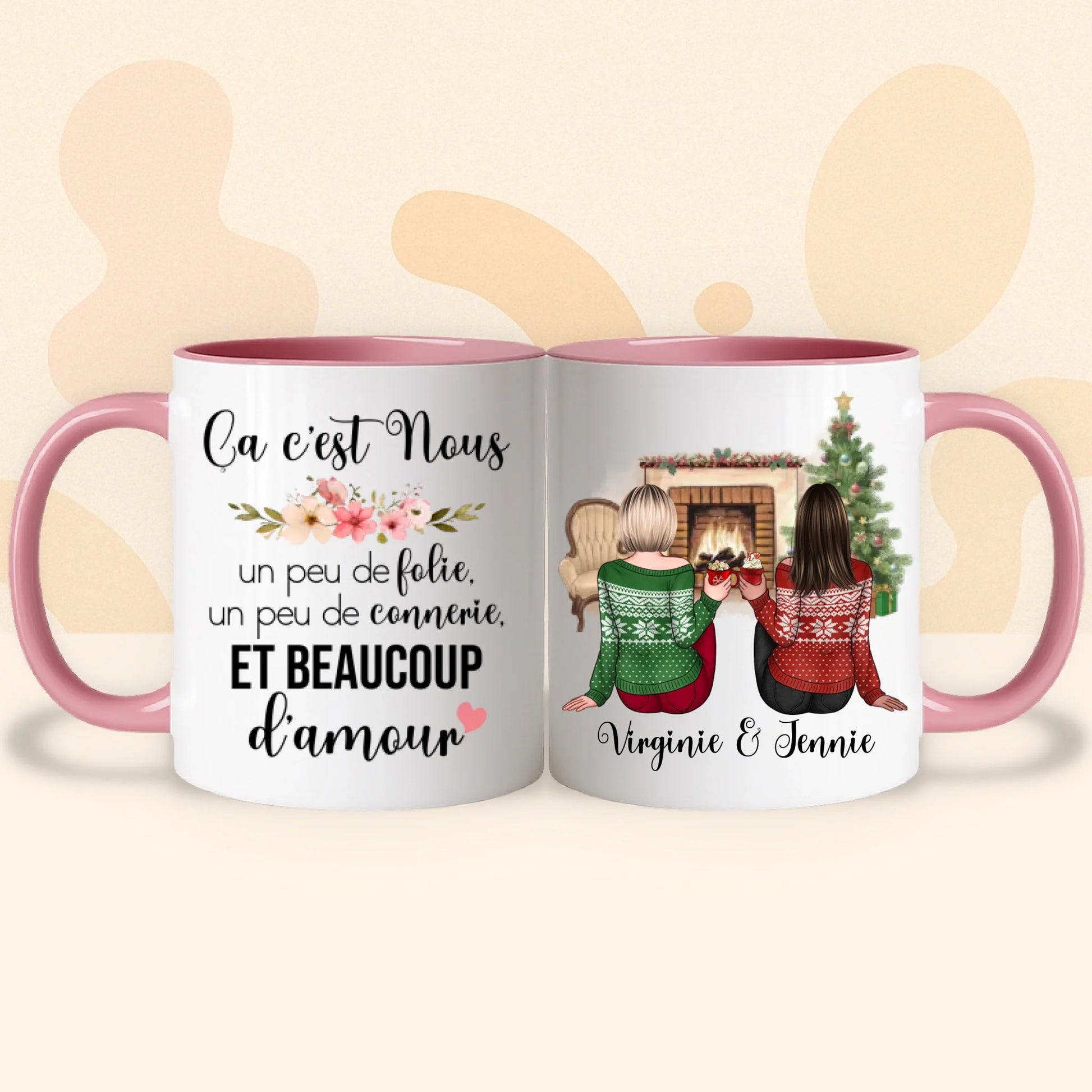 PHOTO PRODUIT TEEINBLUE MUG ROSE 2