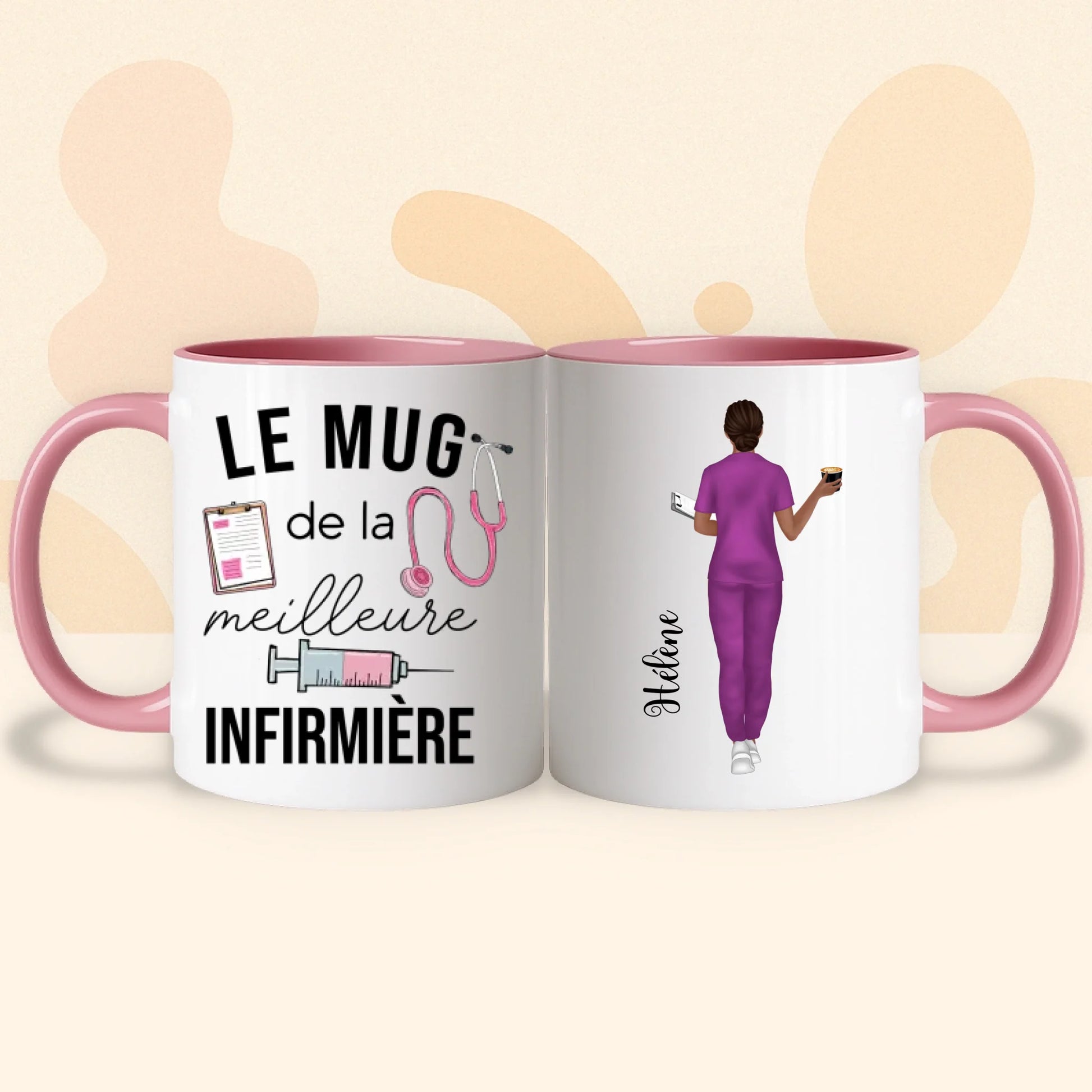 PHOTO PRODUIT TEEINBLUE MUG ROSE 2