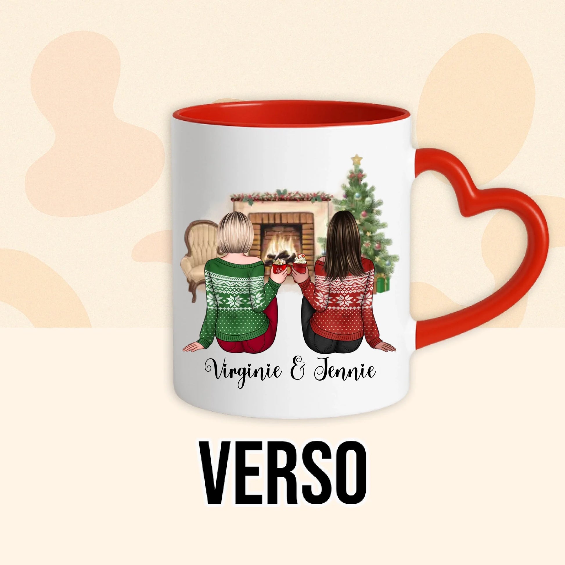 PHOTO PRODUIT TEEINBLUE VERSO MUG ROUGE