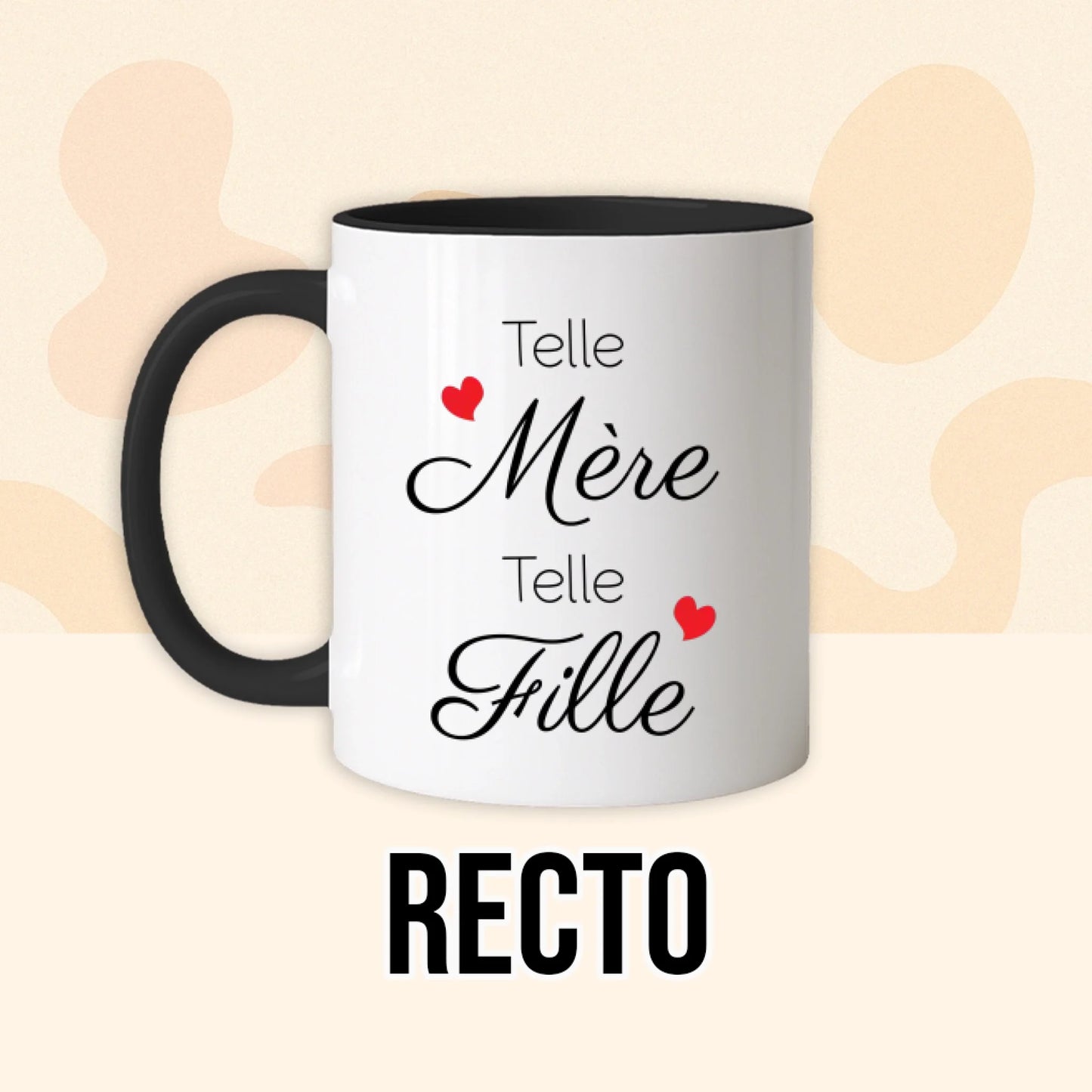 PHOTO PRODUIT TEEINBLUE RECTO MUG NOIR