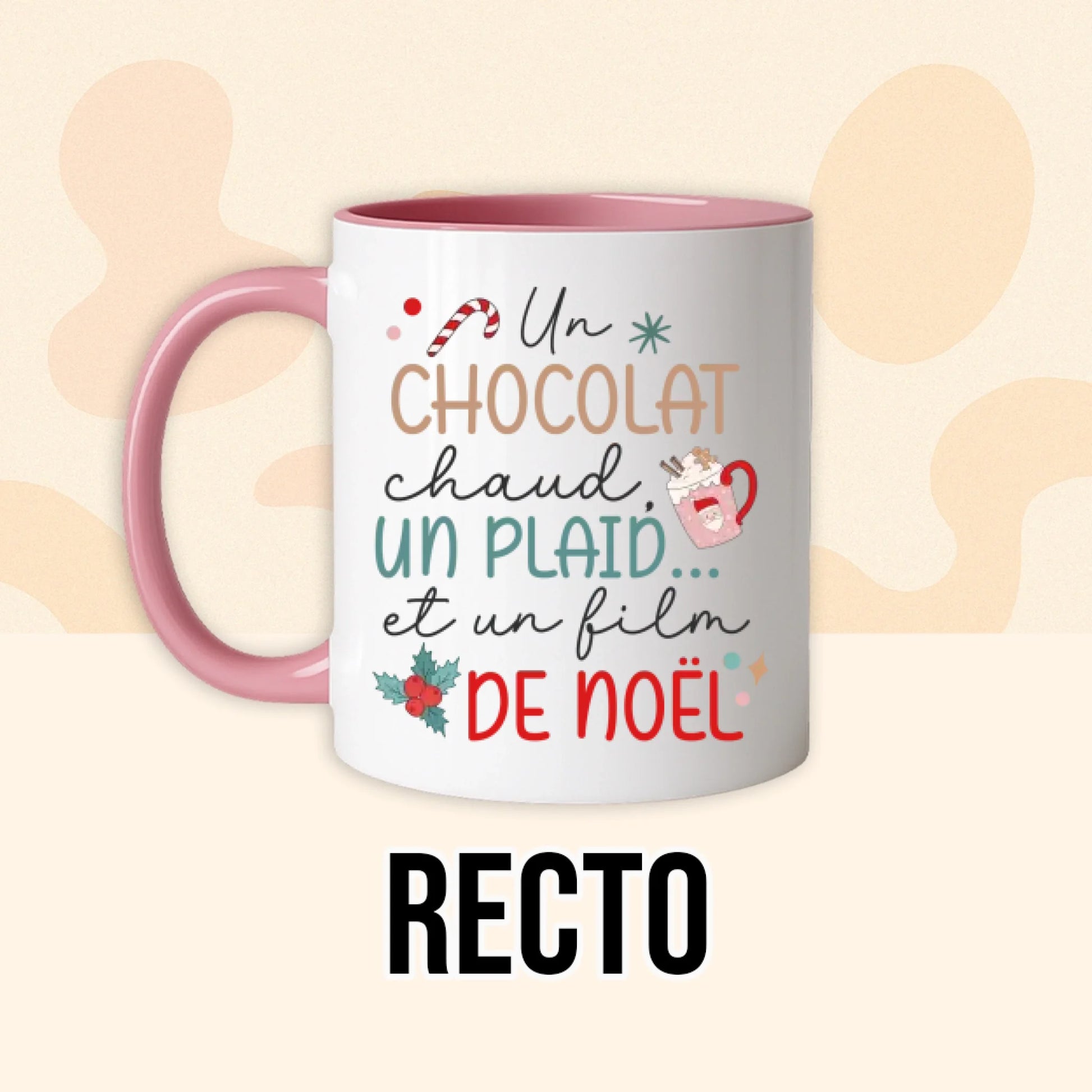 PHOTO PRODUIT TEEINBLUE RECTO MUG ROSE