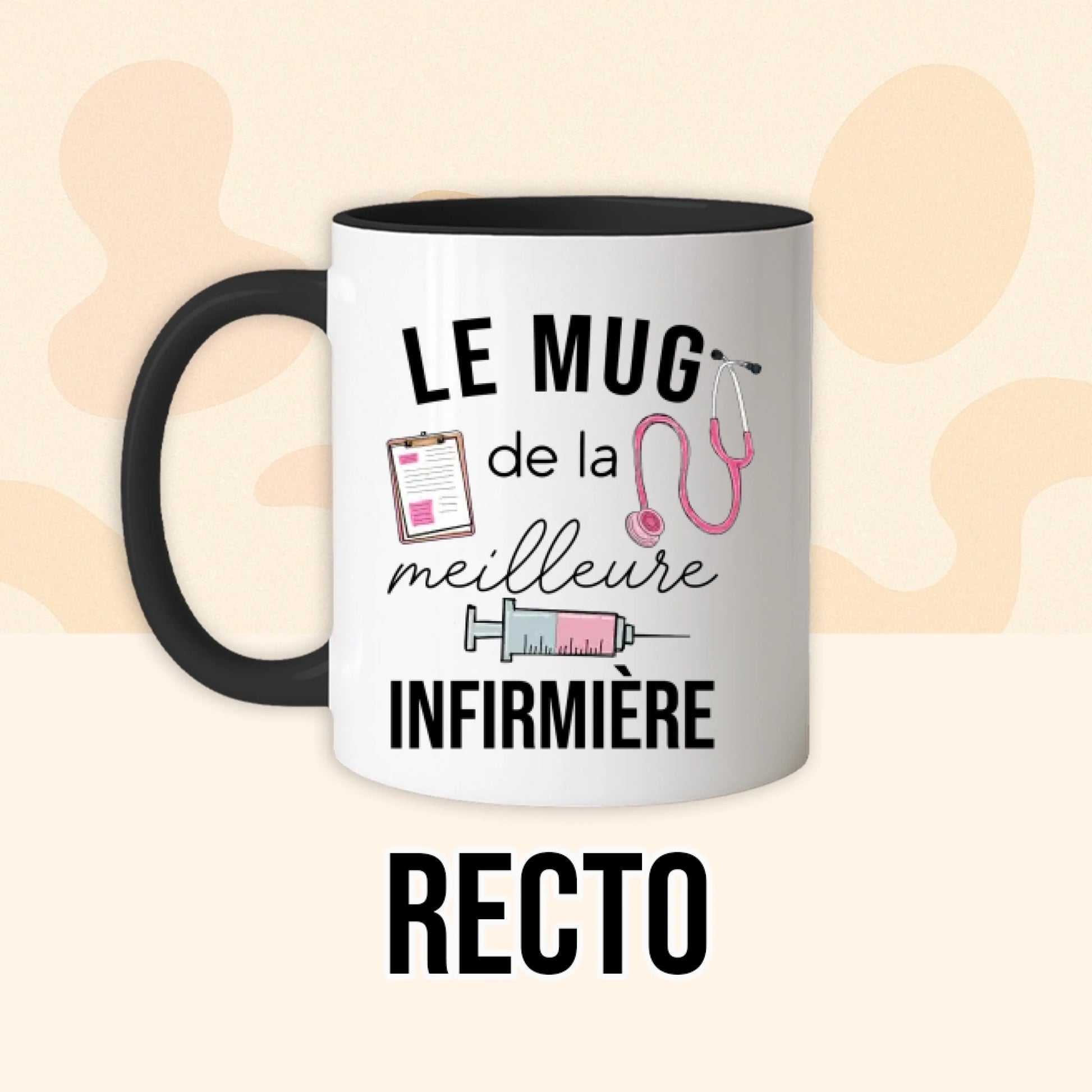 PHOTO PRODUIT TEEINBLUE RECTO MUG NOIR