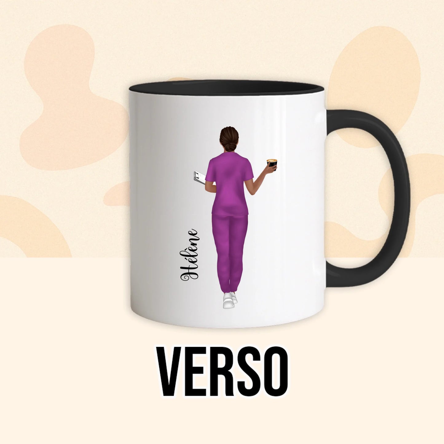 PHOTO PRODUIT TEEINBLUE VERSO MUG NOIR